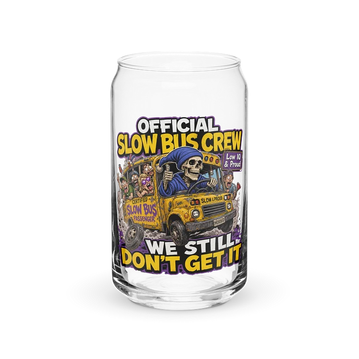 "Slow Bus" Can-Shaped Glass product image (1)