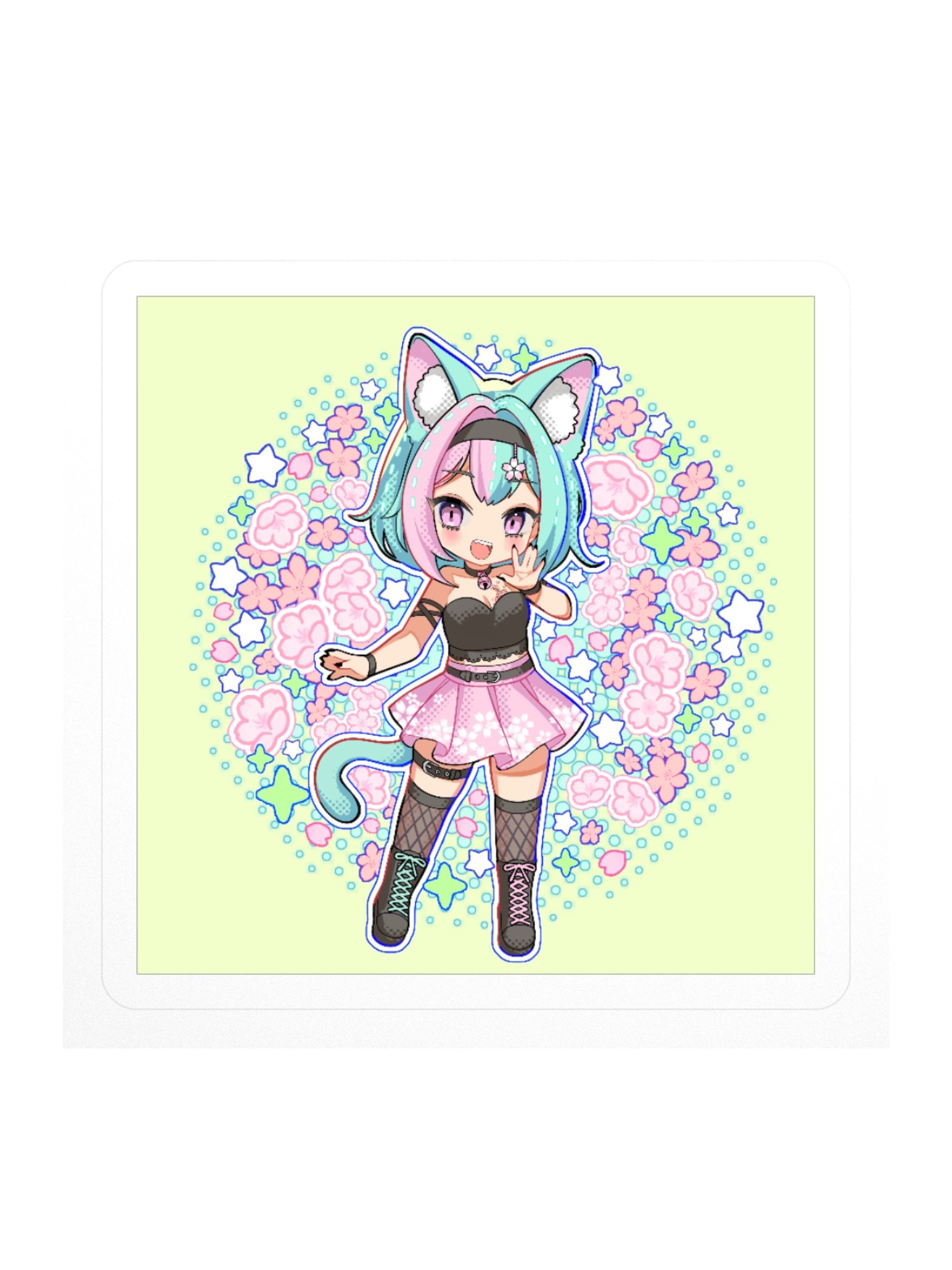 ChibiTiff Cherry Blossoms Sticker product image (1)