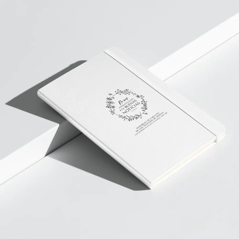 'No Nos Avergonzamos de las Buenas Noticias' Hardcover Notebook product image (8)