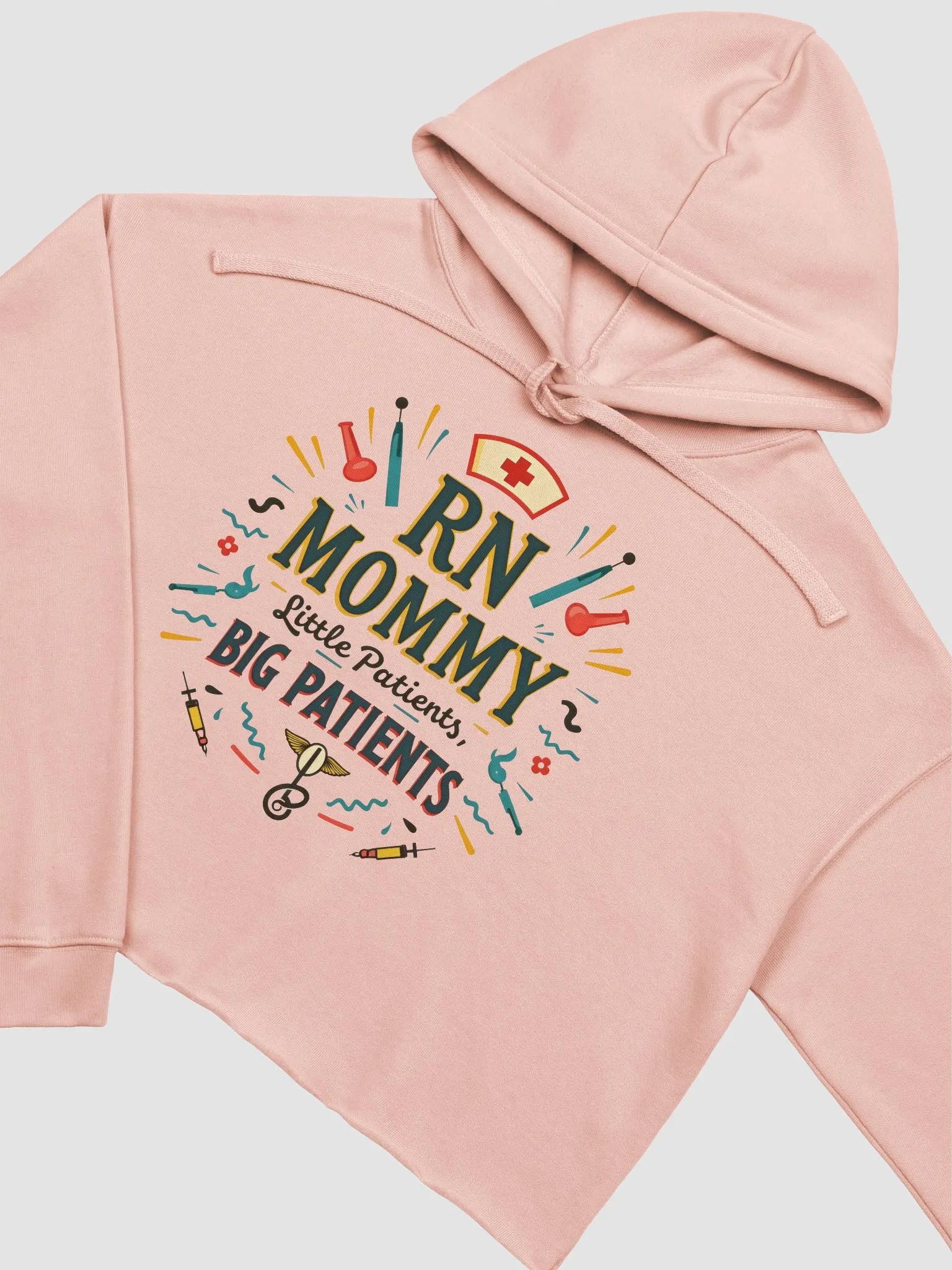 RN Mommy Fleece Crop Hoodie product image (18)
