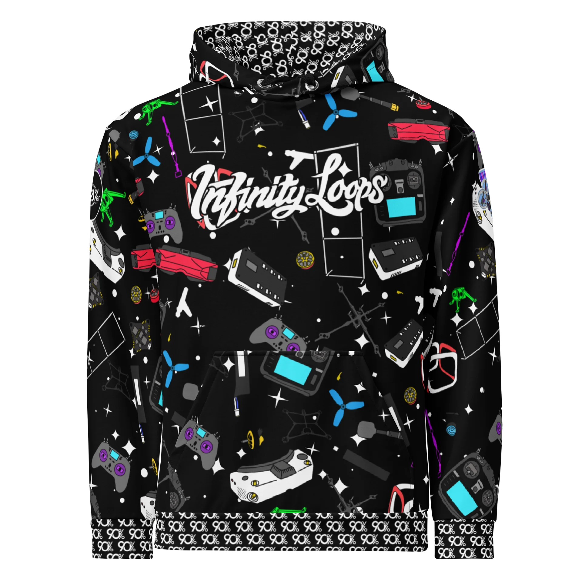 90%er Space Edition Micro FPV Hoodie product image (1)