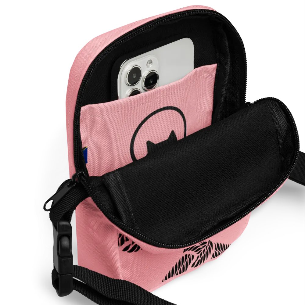 Diamond Tie hip bag (Pink and Black) product image (2)