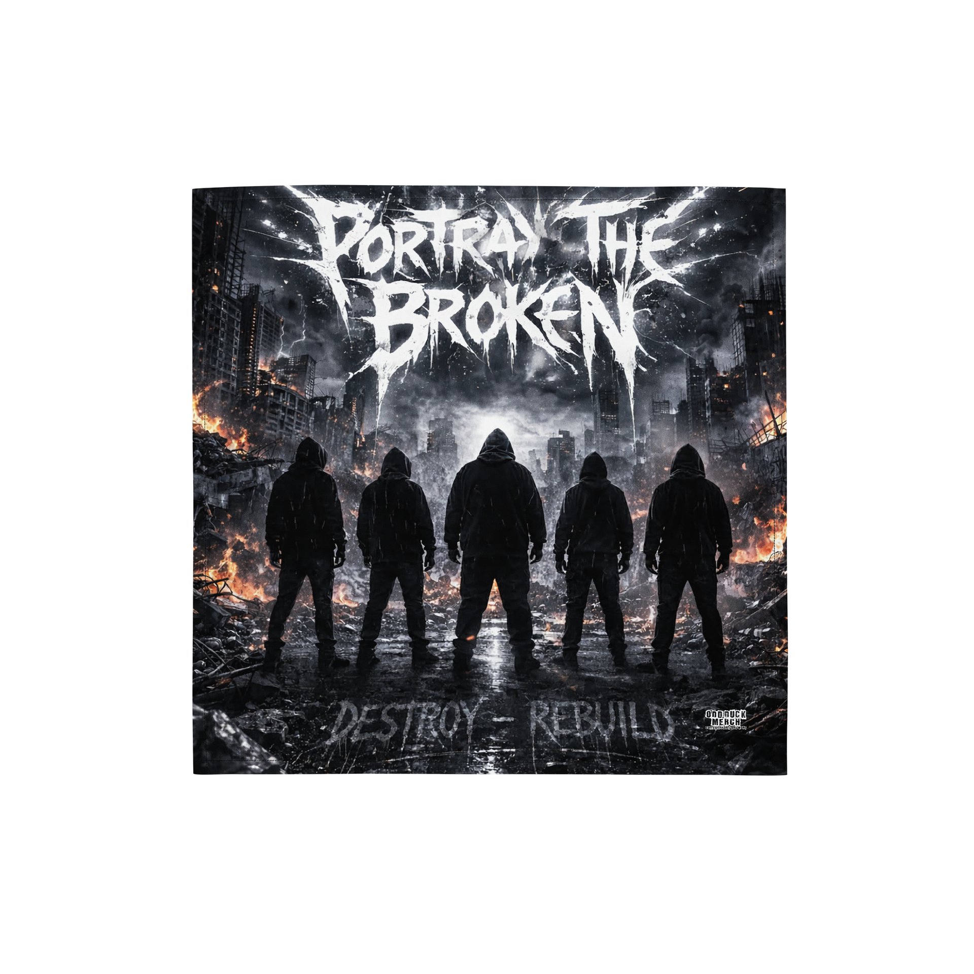Portray the Broken Destroy Rebuild Bandana product image (1)