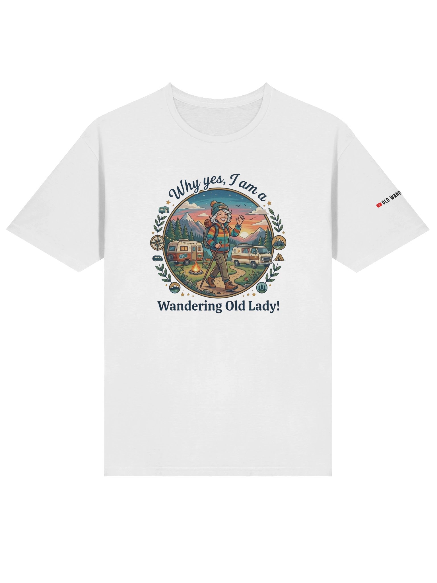 Wandering Old Lady Women's Comfort Tee product image (17)