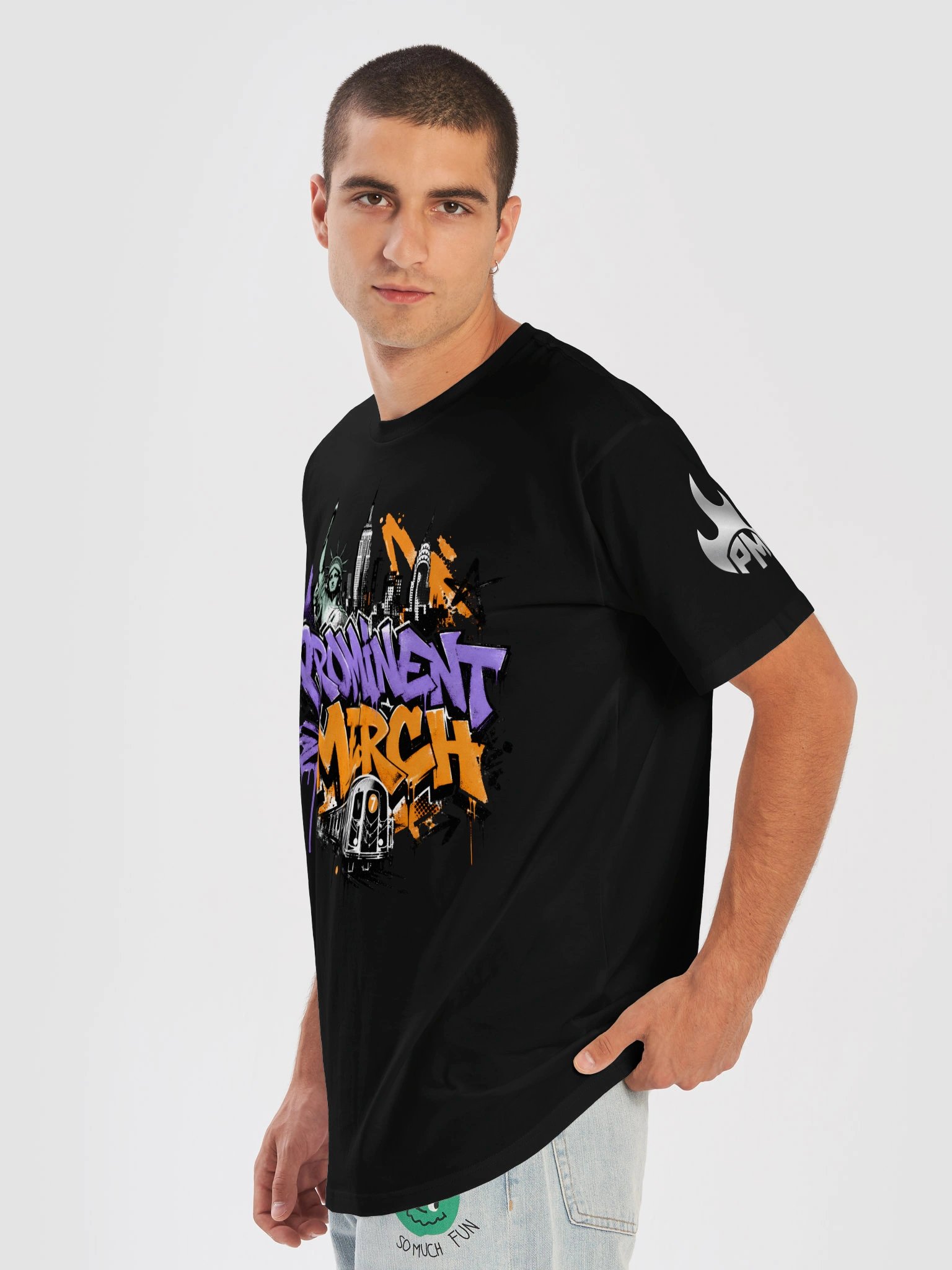 Prominent Merch NYC Graffiti T-Shirt product image (37)