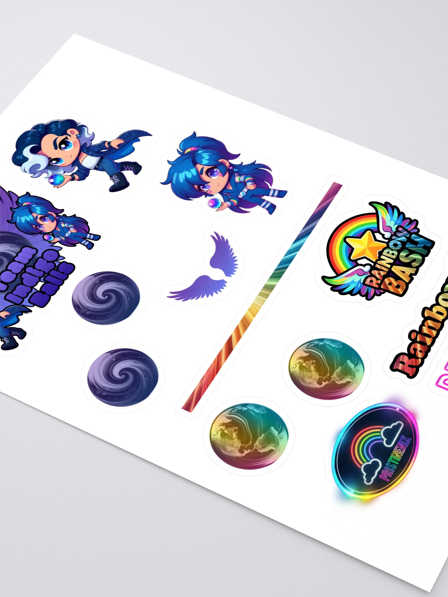 Team Indigo Stickers product image (2)