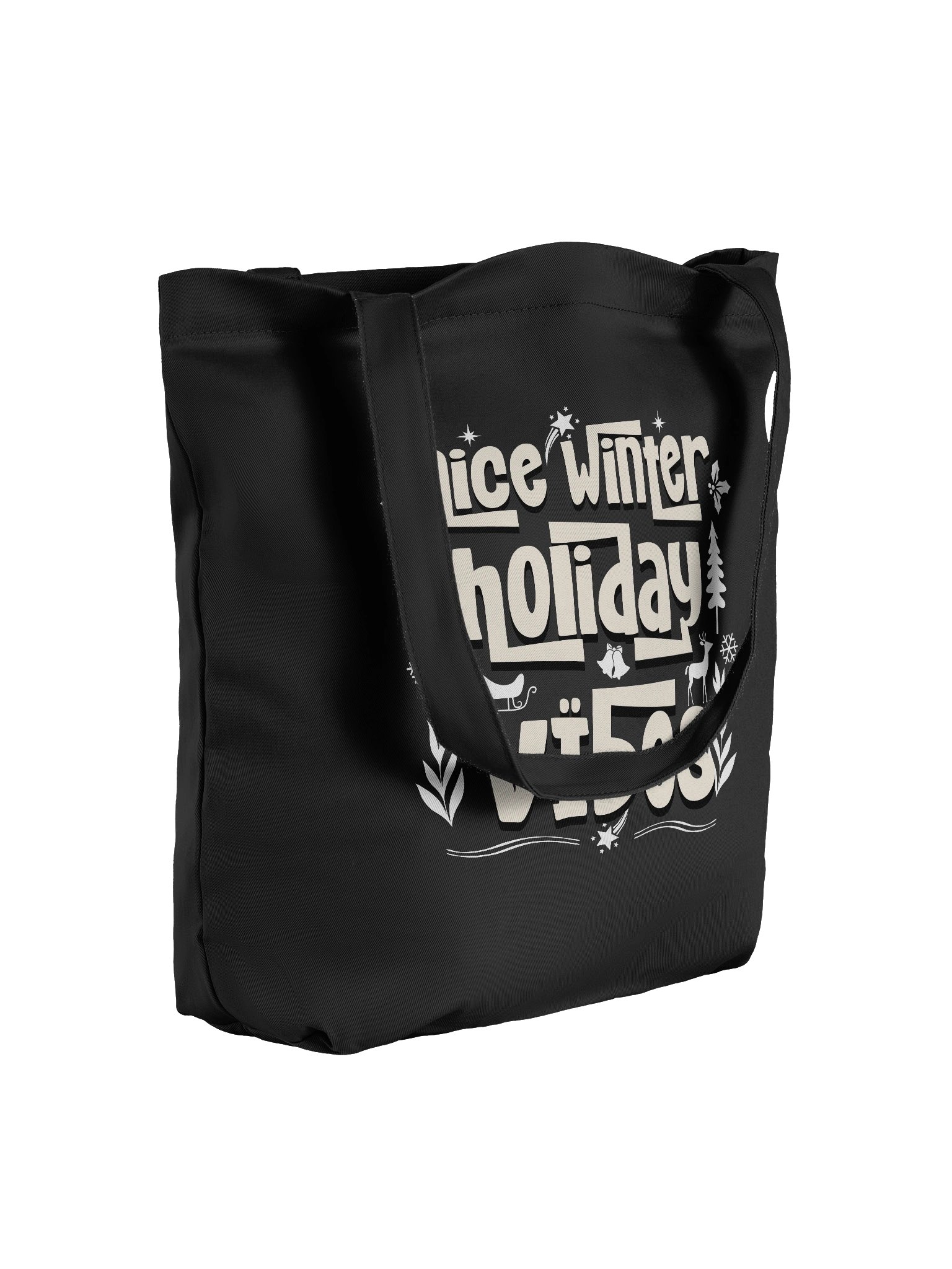 Festive Winter Tote Bag to Brighten Your Holiday Season product image (7)