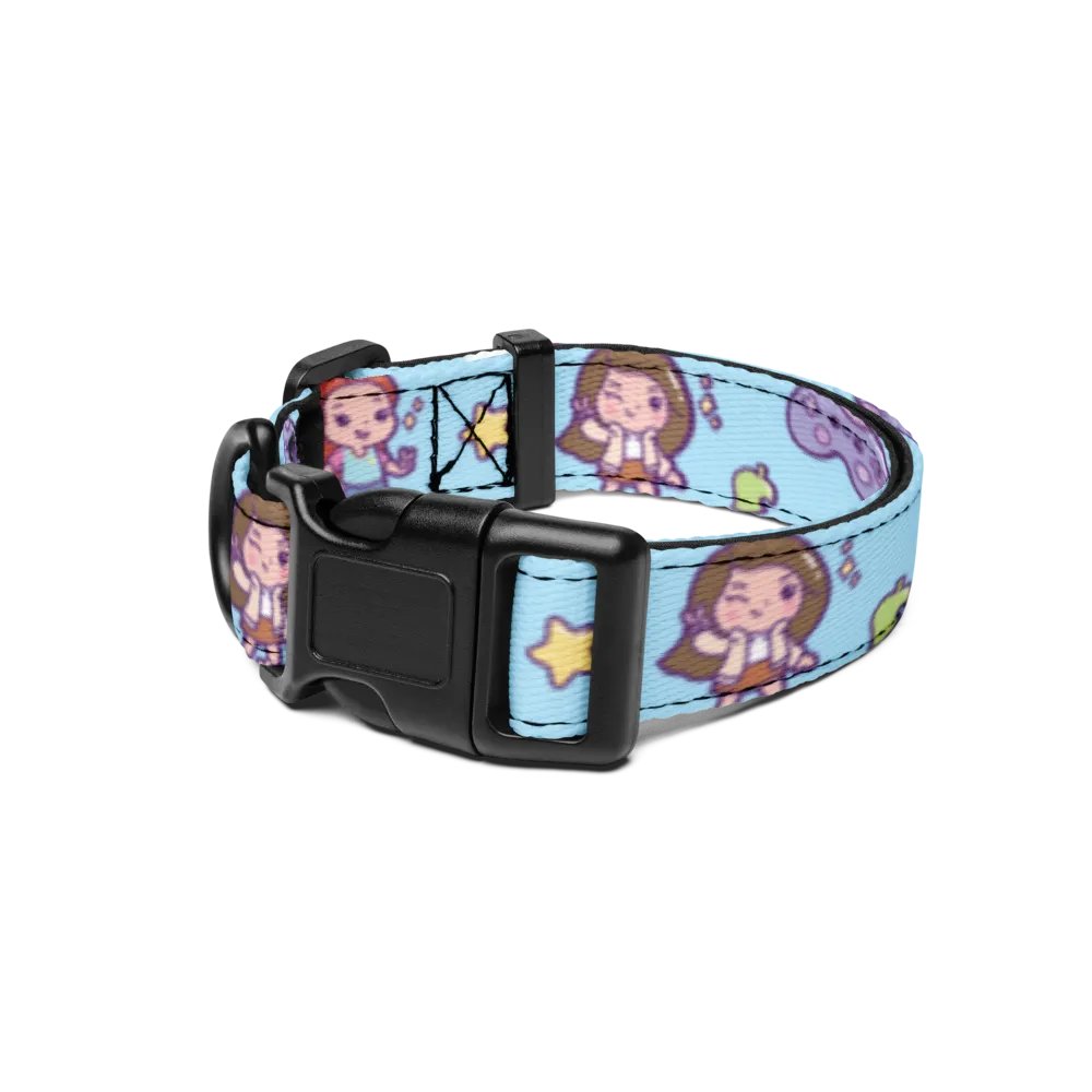 Alex & Tely Pattern Pet Collar - Blue product image (2)