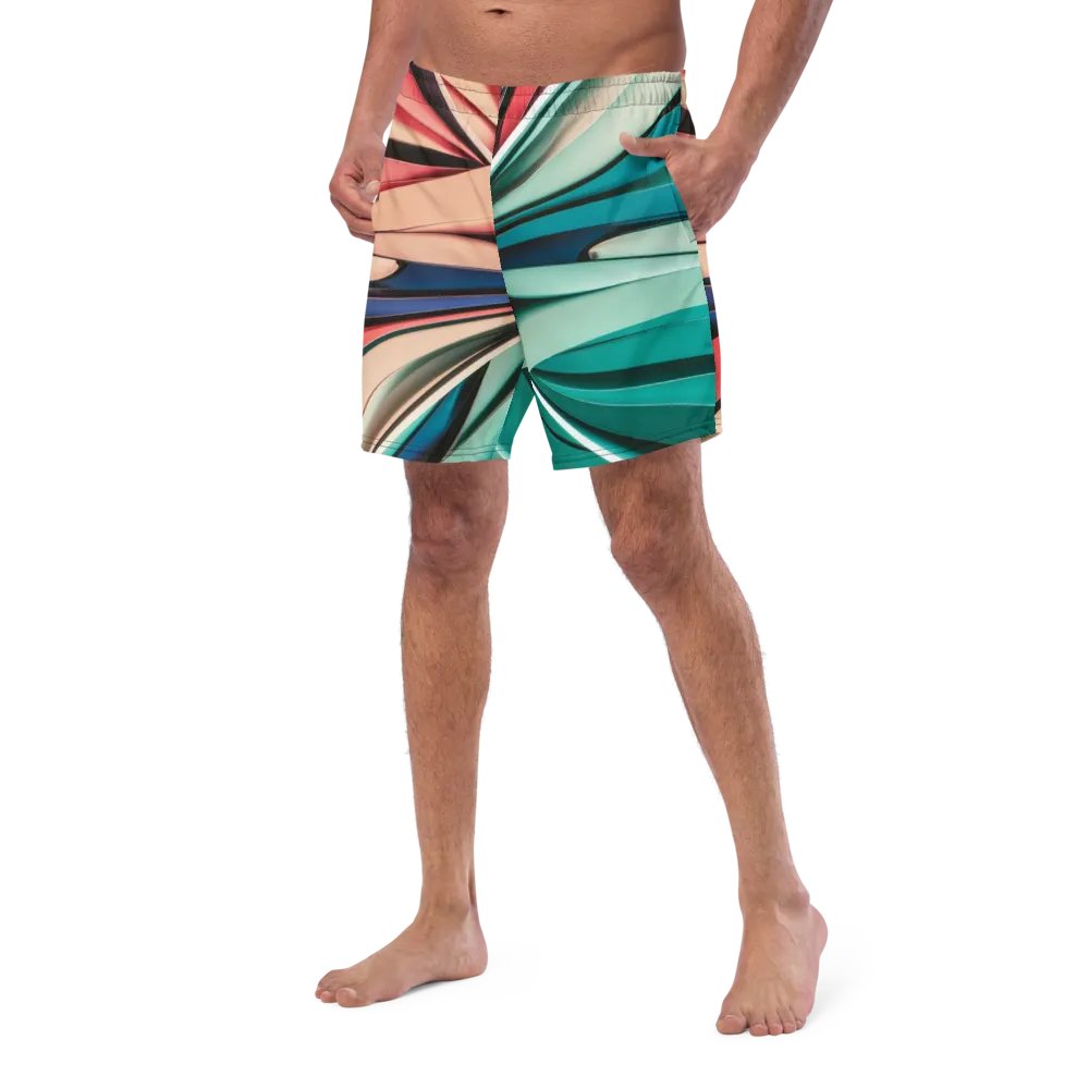 TDS Music Abstract Swim Trunks in Vibrant Colors (2XS-6XL) product image (10)