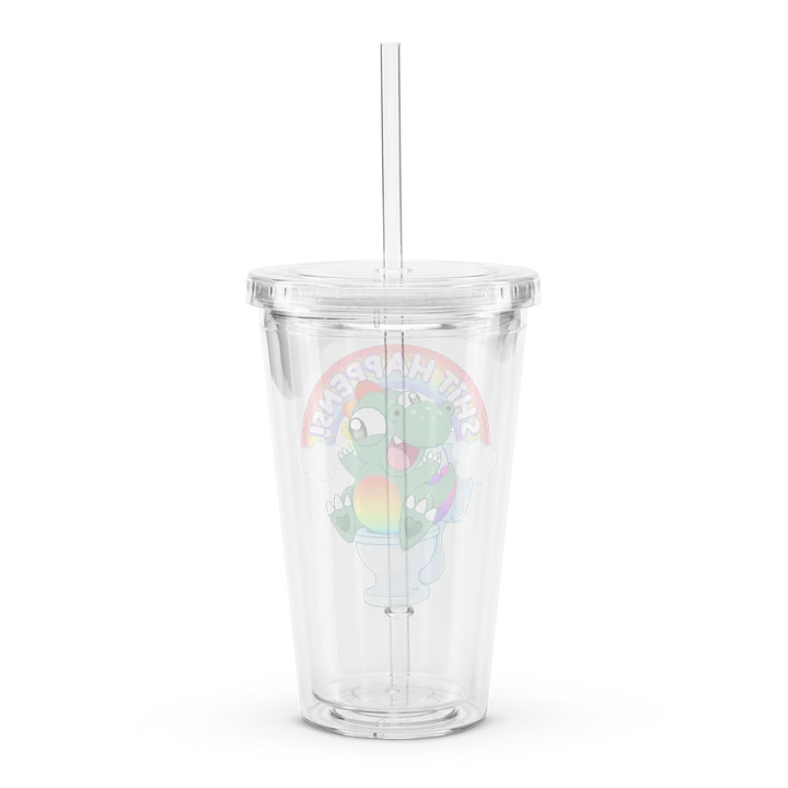 Shit Happens Plastic Tumbler 16oz product image (2)