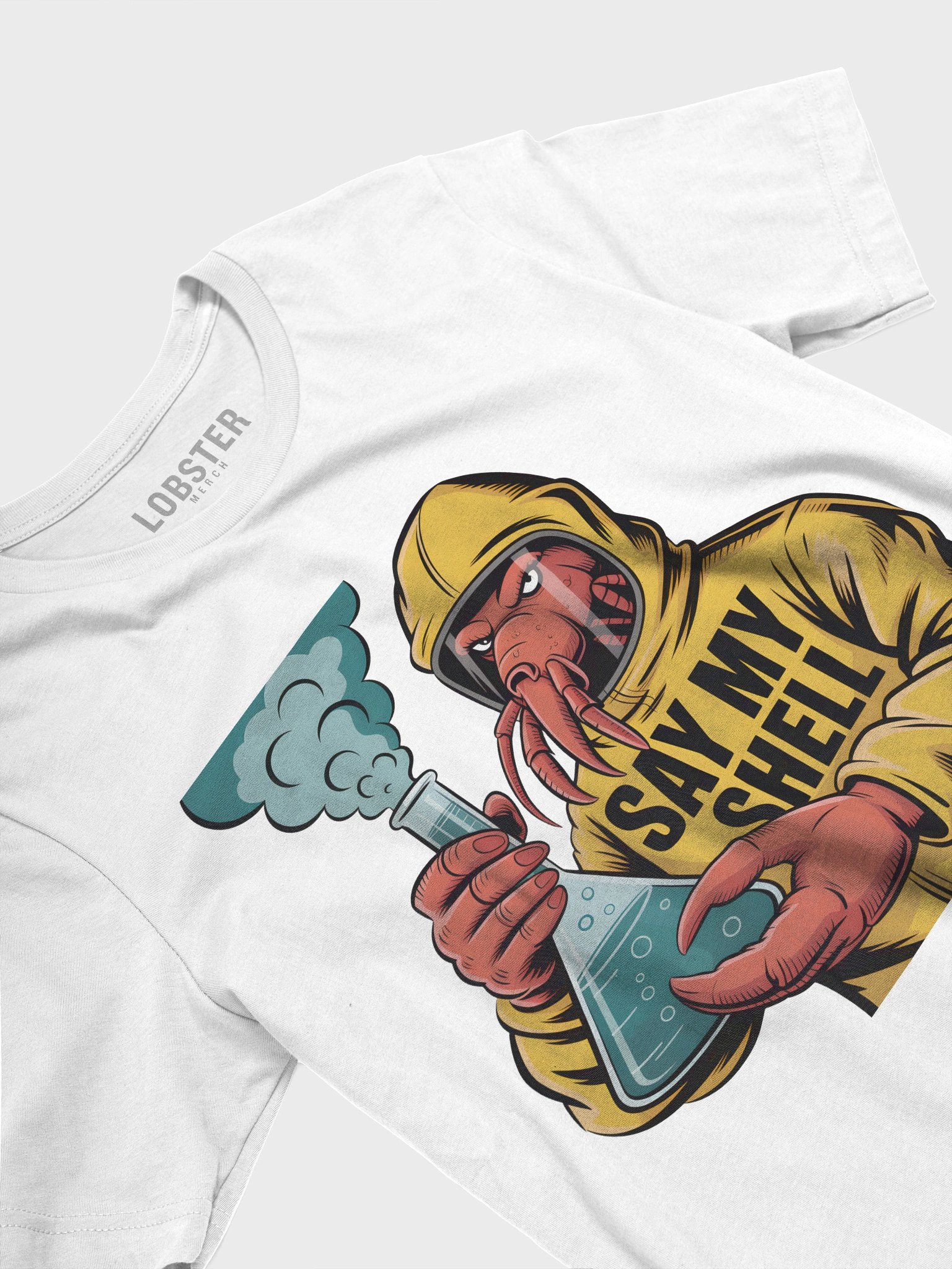 Say My Shell T-Shirt | Funny Science Lobster Graphic Tee product image (2)