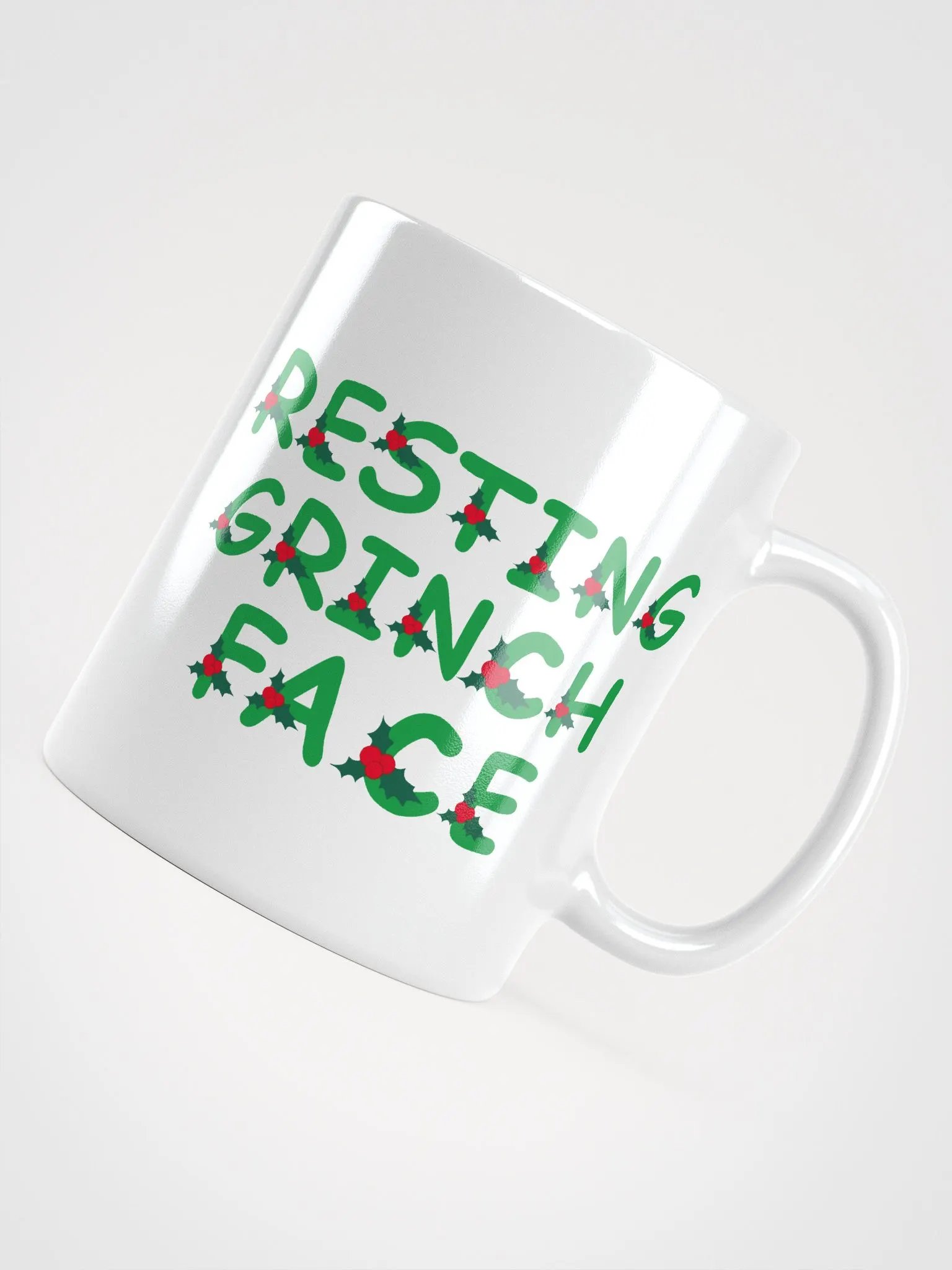 Resting Grinch Face Mug product image (4)