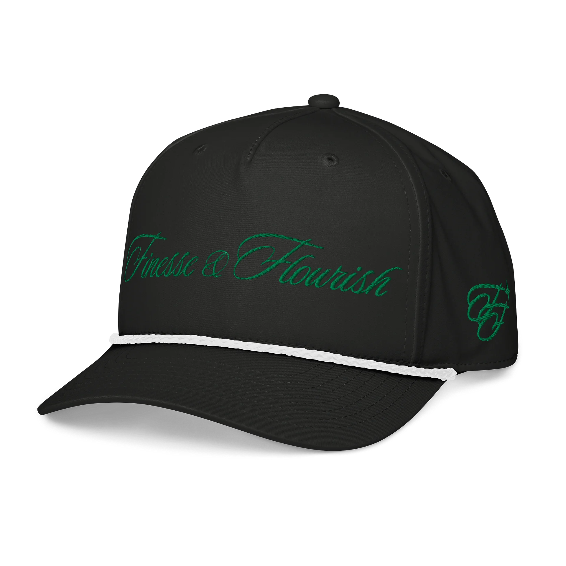 F&F Script Five-Panel Classic Rope Cap (GRN) product image (4)