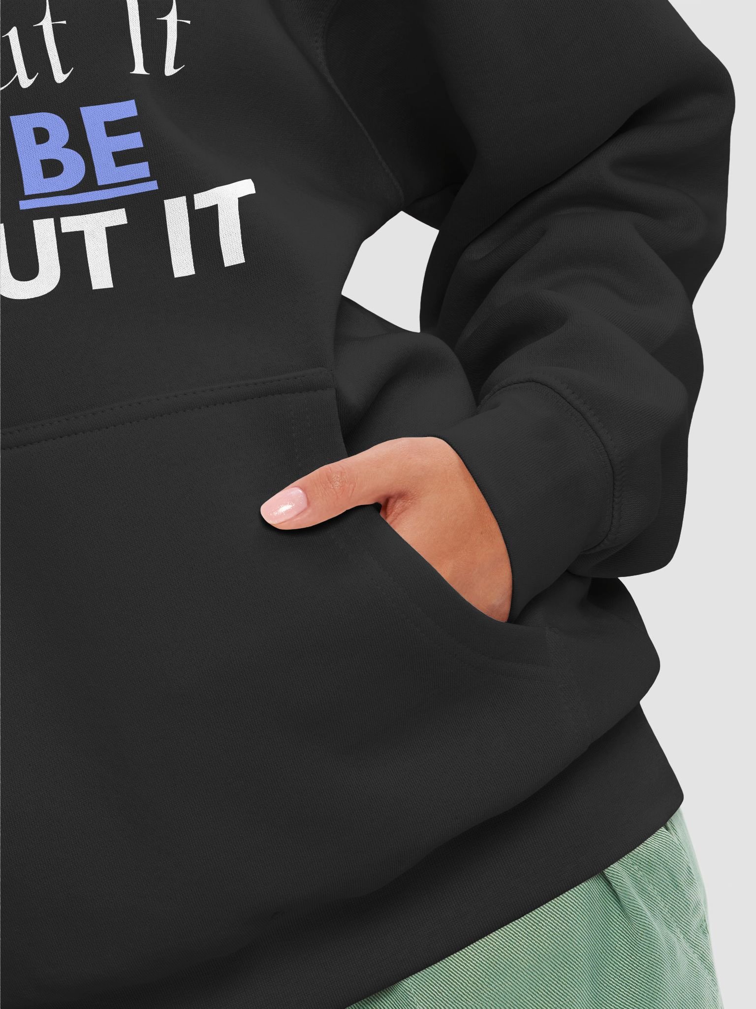 You Can Talk About It or Be About it Sweatshirt White product image (8)