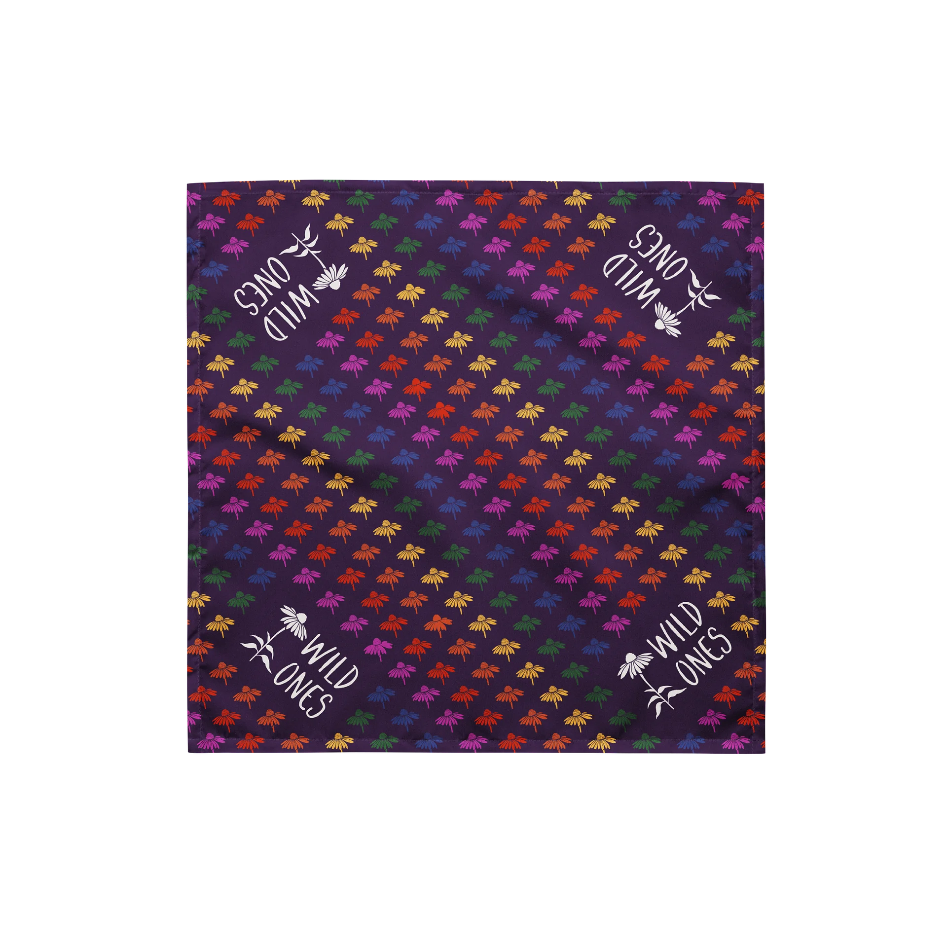 Wild Ones Logo & Coneflower - Pride (Bandana) product image (1)