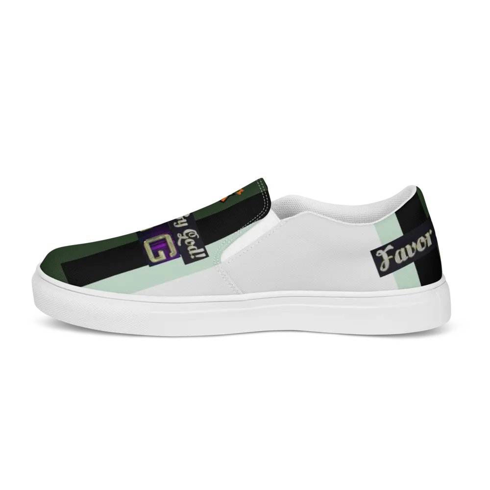 BBG Green & Black Men's Slip Ons product image (4)