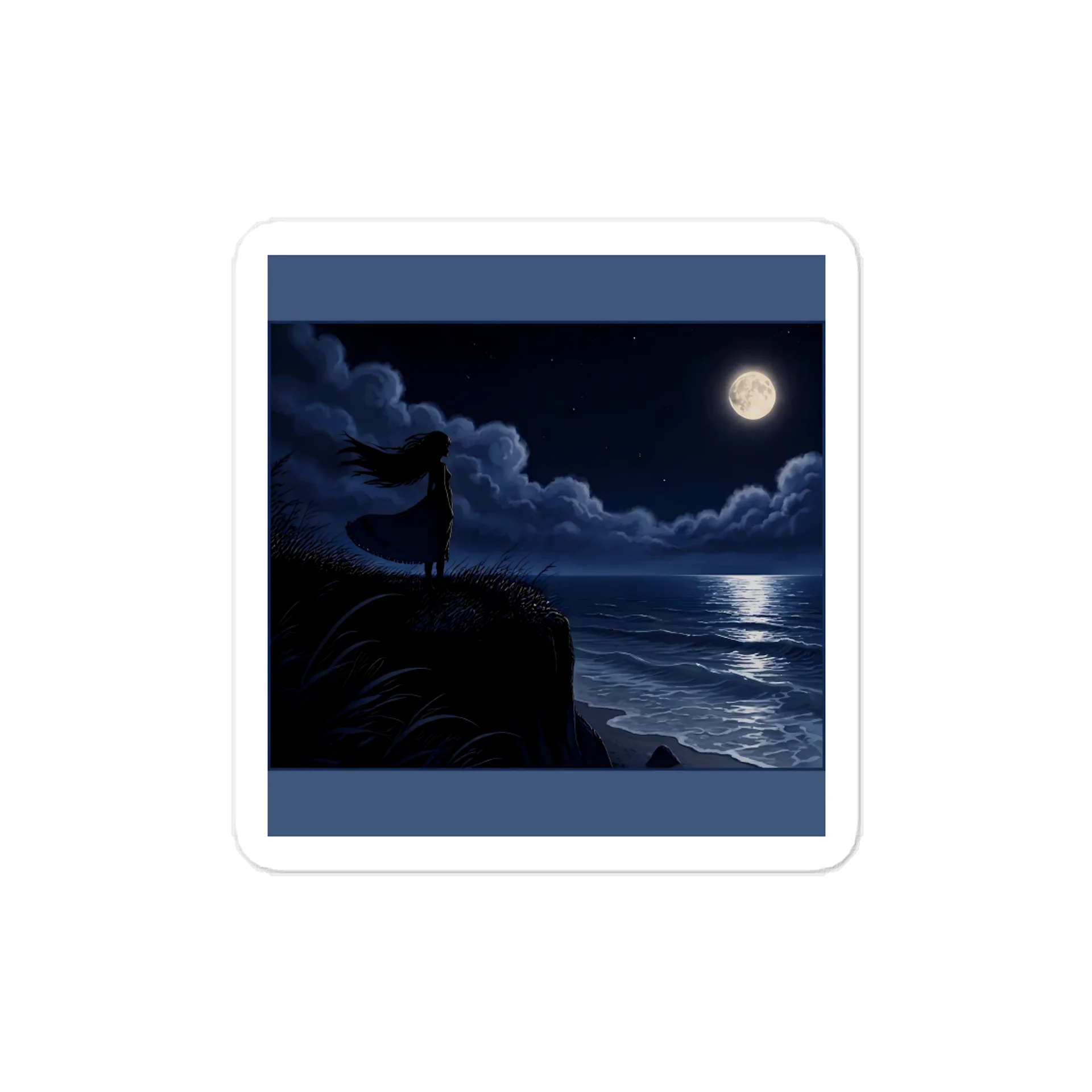 Seaside Thinker Kiss-Cut Vinyl Decal product image (1)