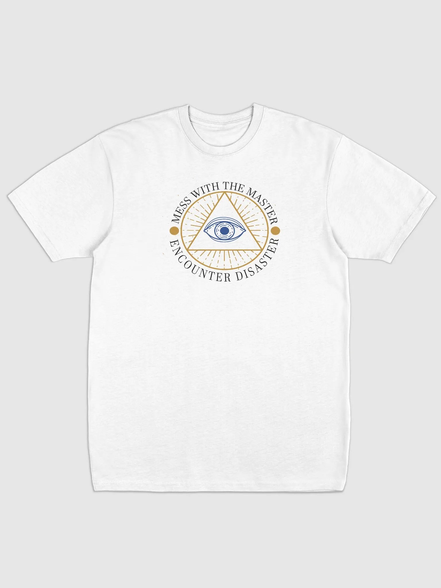 Mess With The Master, Encounter Disaster - Cotton Heritage Men's Premium Heavyweight Tee product image (2)