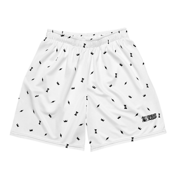 LAF Recycled Mesh Shorts (White) product image (2)