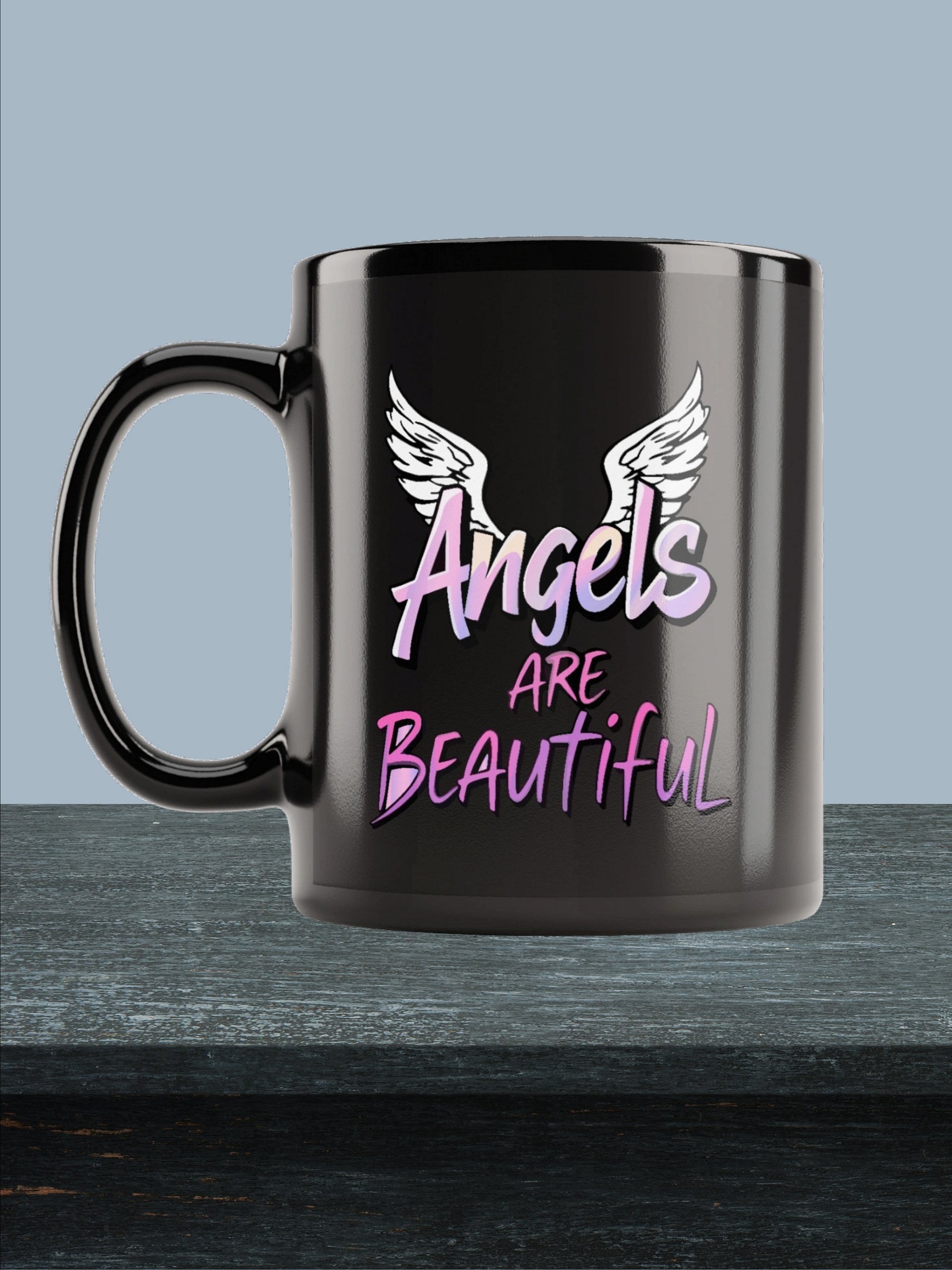 Angels Are Beautiful Graffiti Mug product image (1)