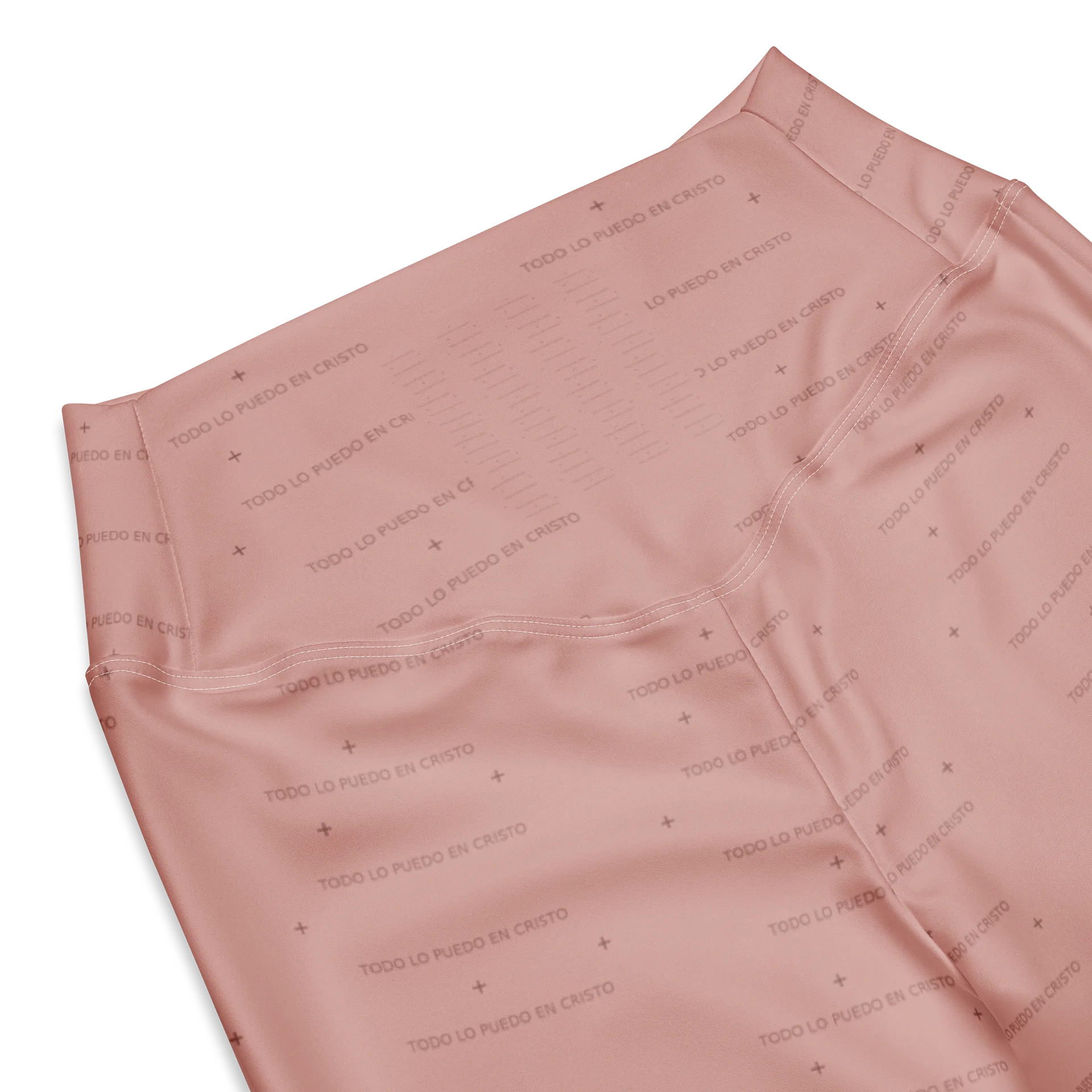 Flare Leggings — Women Who Lift (Blush Pink) product image (10)