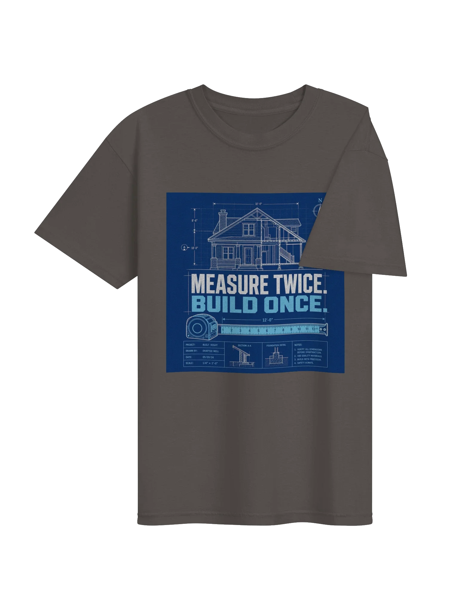 Measure Twice Build Once Tee — view 20