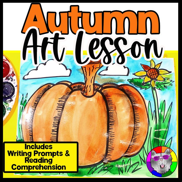 Autumn Pumpkin Art Project with Reading, Writing & Reflection Activities (Grades 2–5) product image (1)