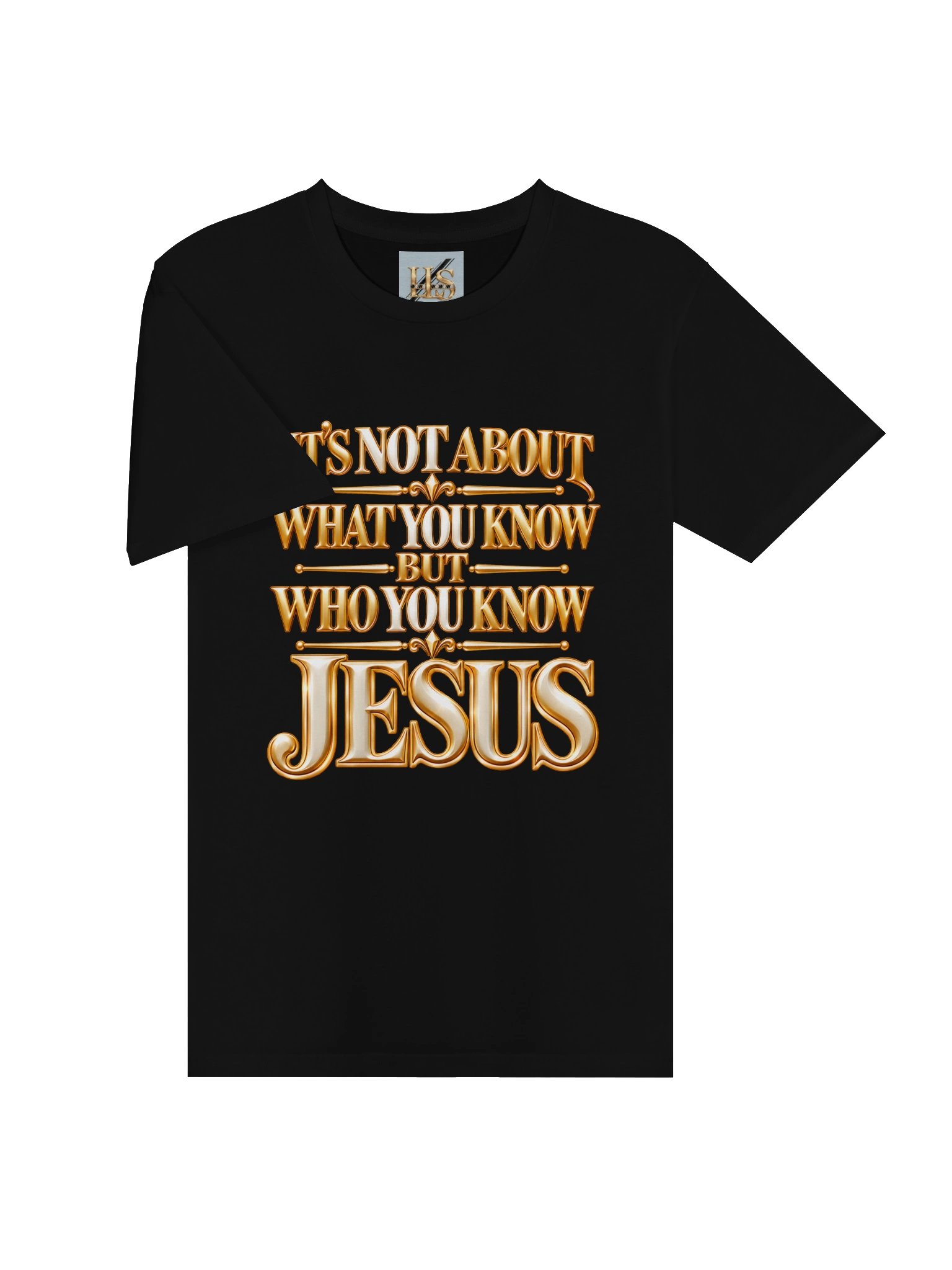 Who You Know: JESUS Champagne Gold Women’s Edition T-Shirt product image (3)
