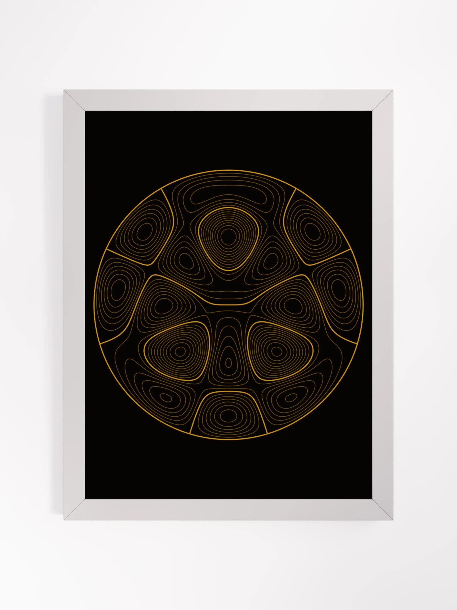 Solar plexus · Lines Framed Poster product image (73)