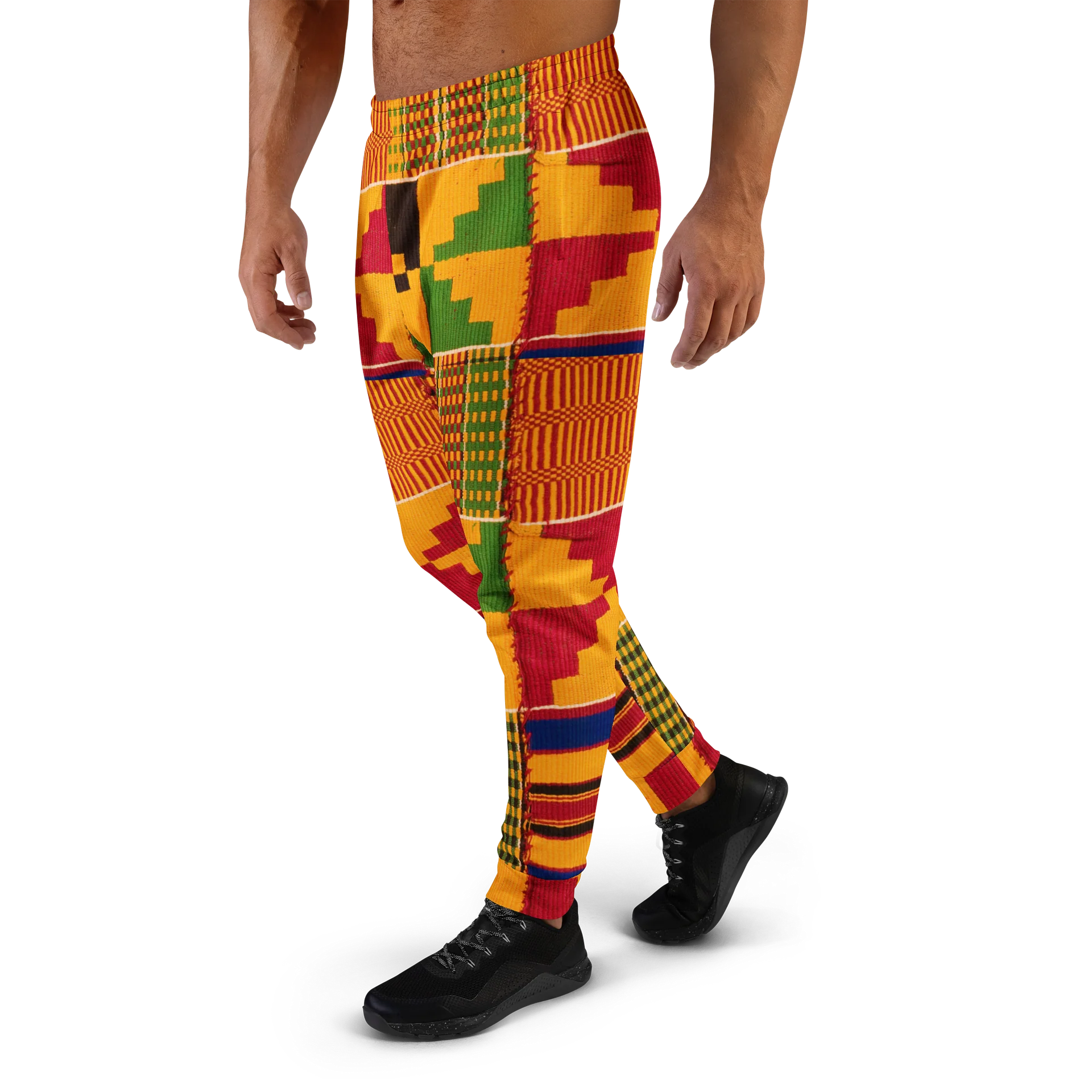 Kente Print Joggers — Men's product image (2)