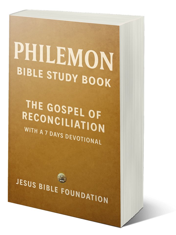 Philemon Bible Study Book: The Gospel of Reconciliation With A 7 Days Devotional product image (1)