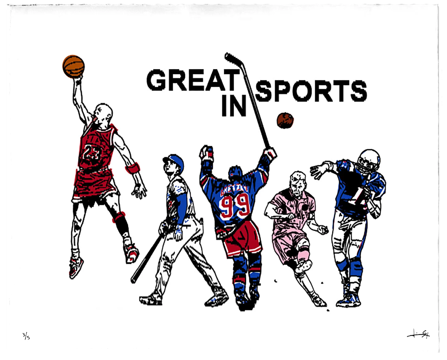 Great in Sports 24"x30" - 1st Edition Prints /5 product image (1)