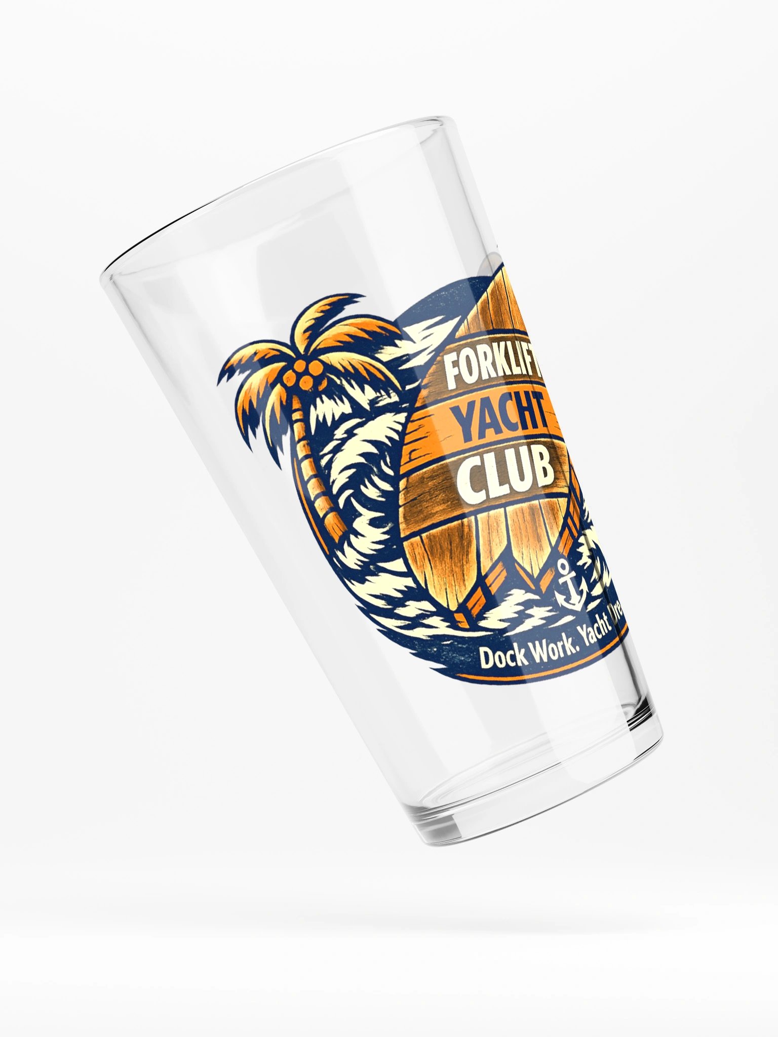 Forklift Yacht Club Pint Glass product image (4)