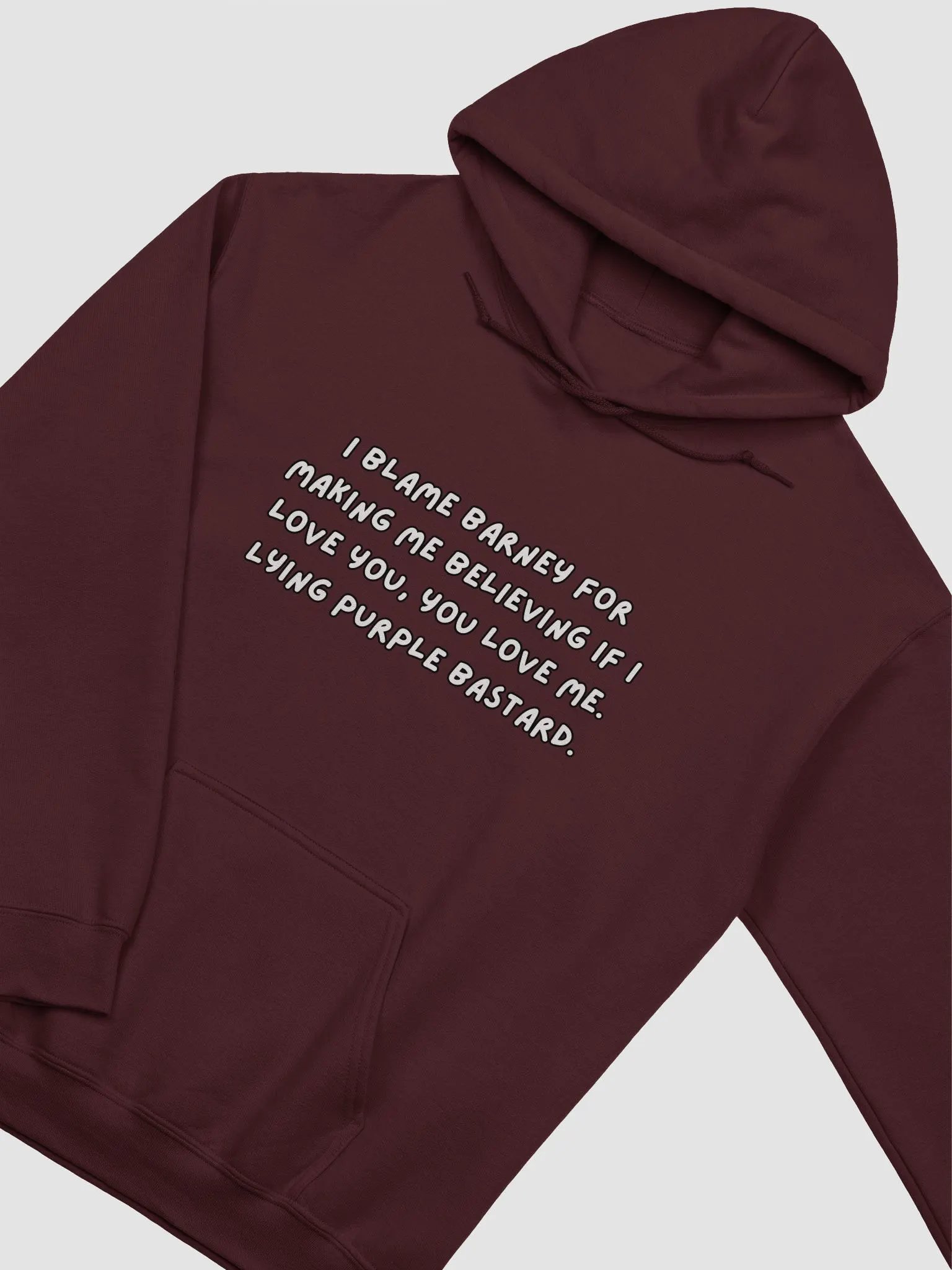 I blame Barney Hoodie product image (2)