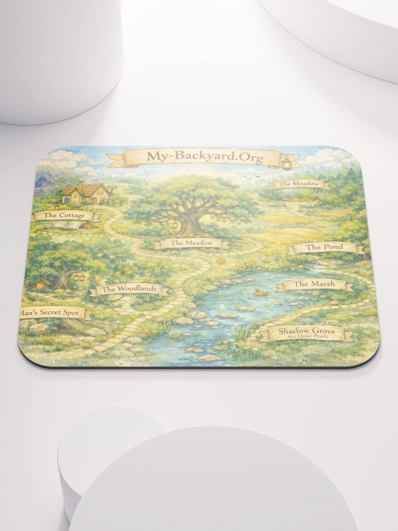 “The Backyard Map — Desk Mat of Wonder & Whimsy” product image (1)