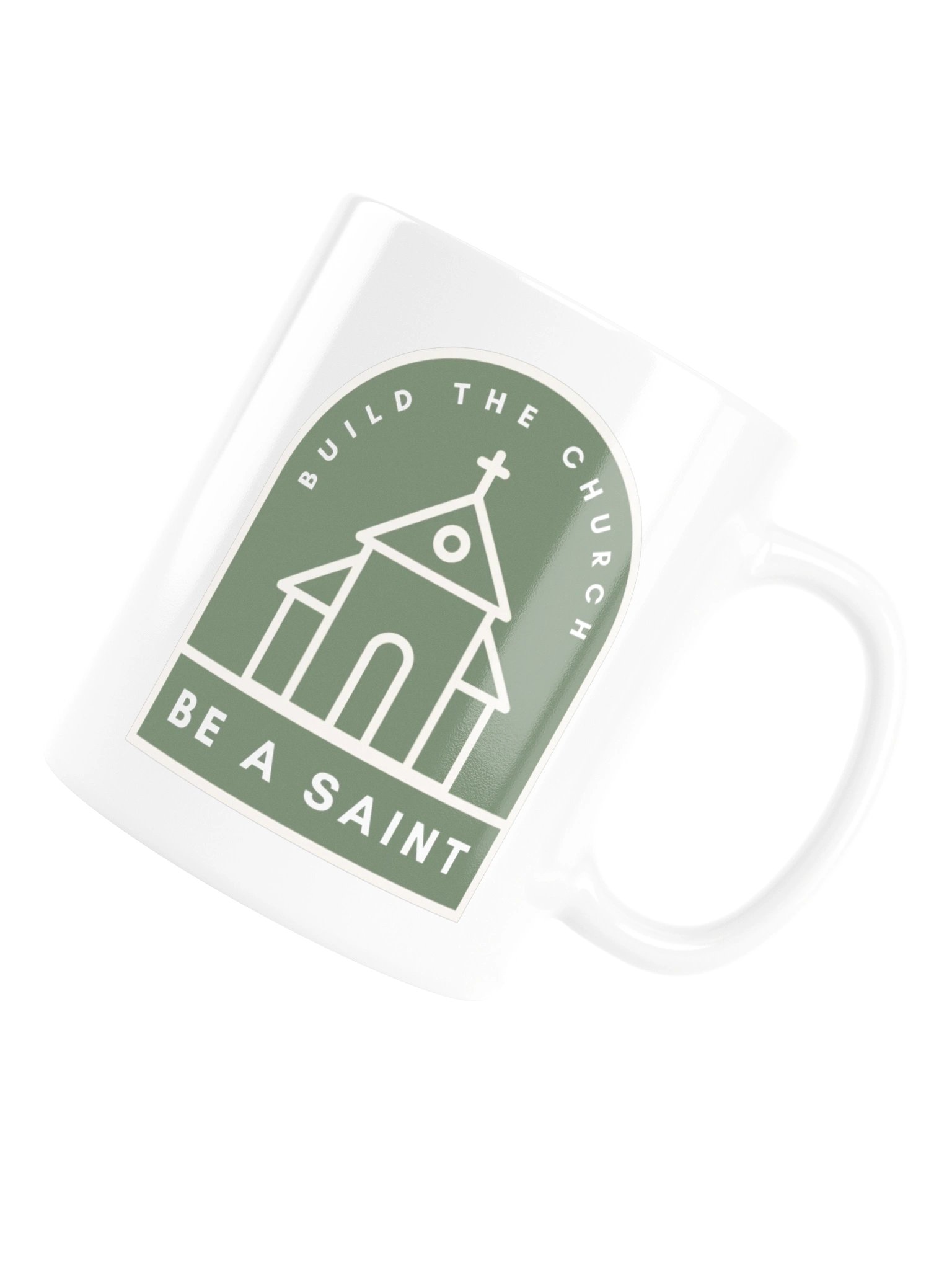 Build the Church, Be a Saint Mug (Green) product image (16)