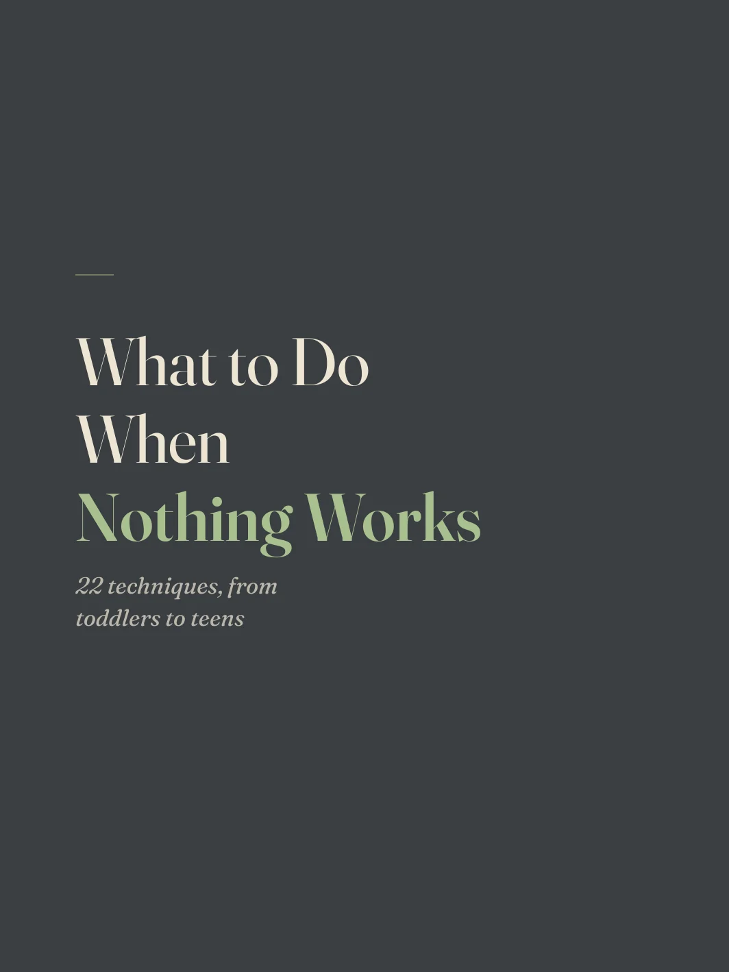 What to Do When Nothing Works product image (1)