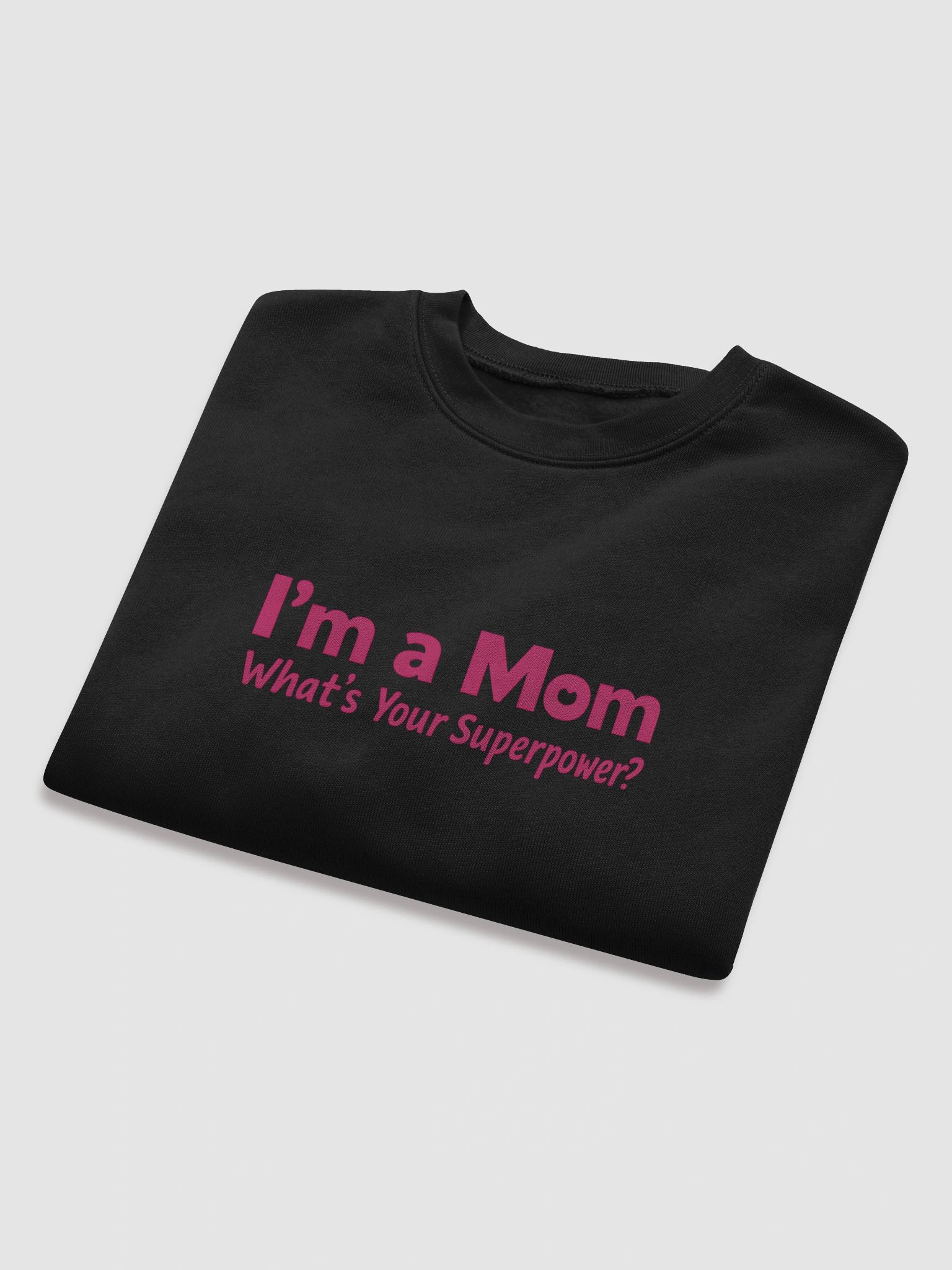 I’m a Mom What’s Your Superpower? Crop Top – Bold Pink Statement for Confident Moms product image (8)
