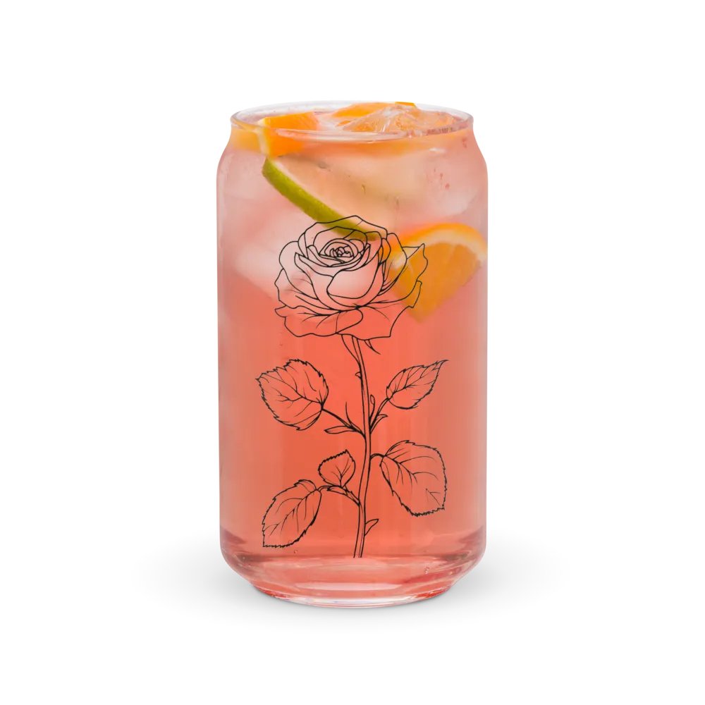 Rose Sip in Style: Can-Shaped Glass product image (7)