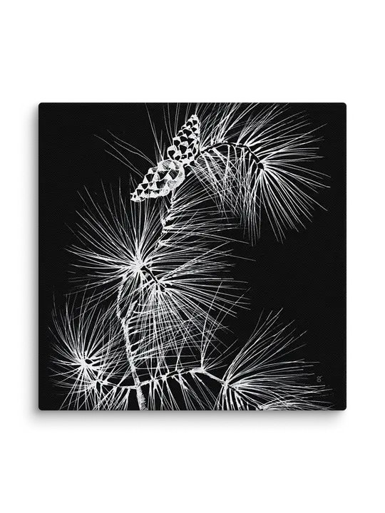 Visionary Canvas Collection - Stylish Pine Branch and Cones product image (127)