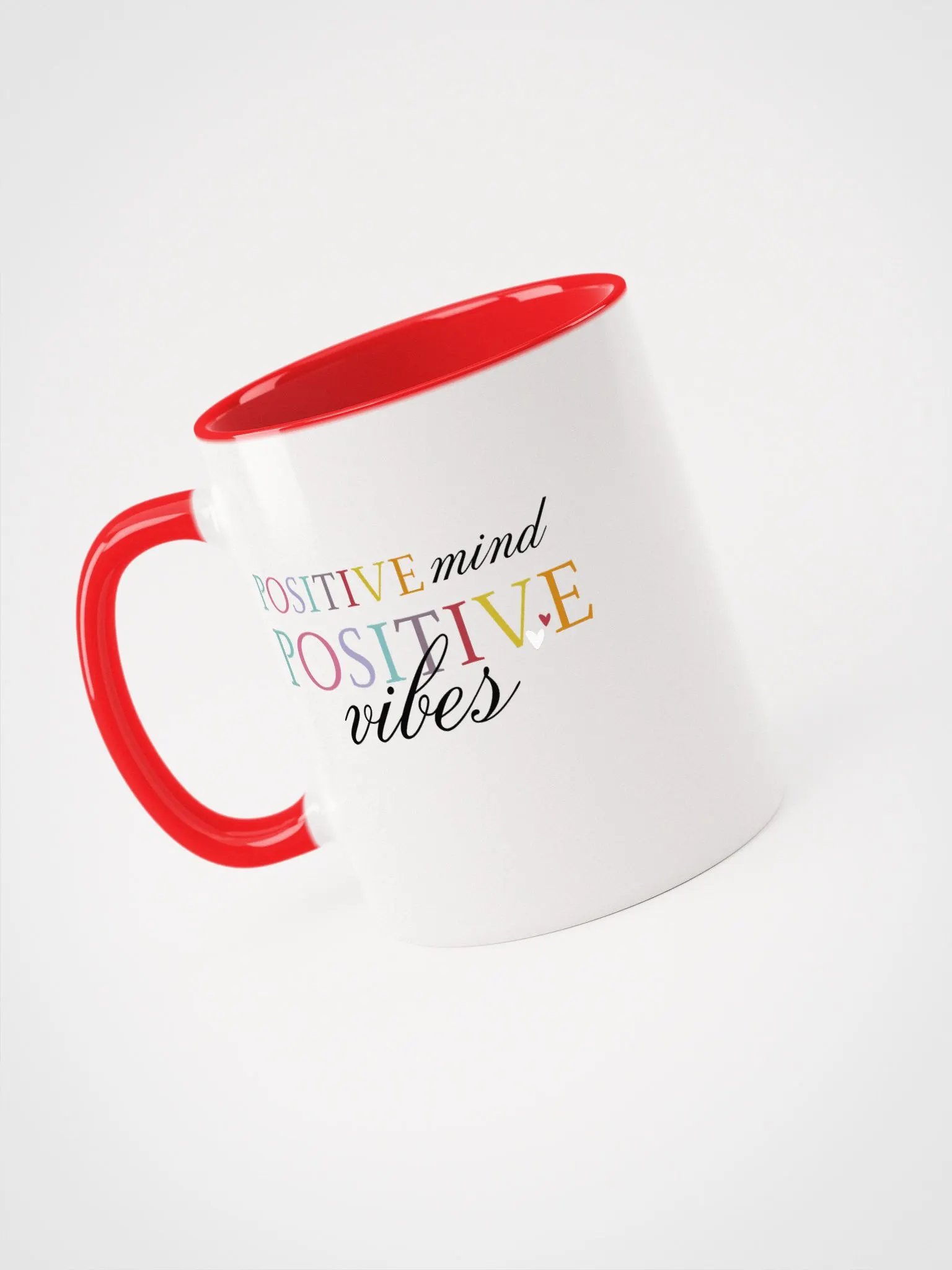Positive Mind, Positive Vibes Ceramic Mug product image (4)