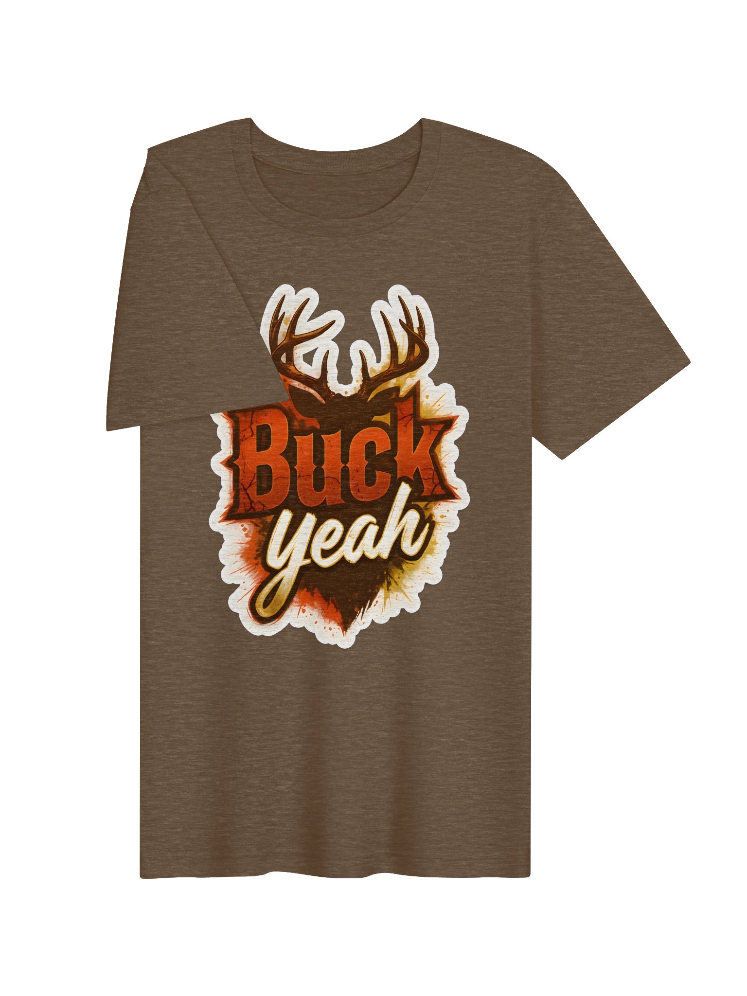 Buck Yeah Deer Head Graphic Tee product image (11)
