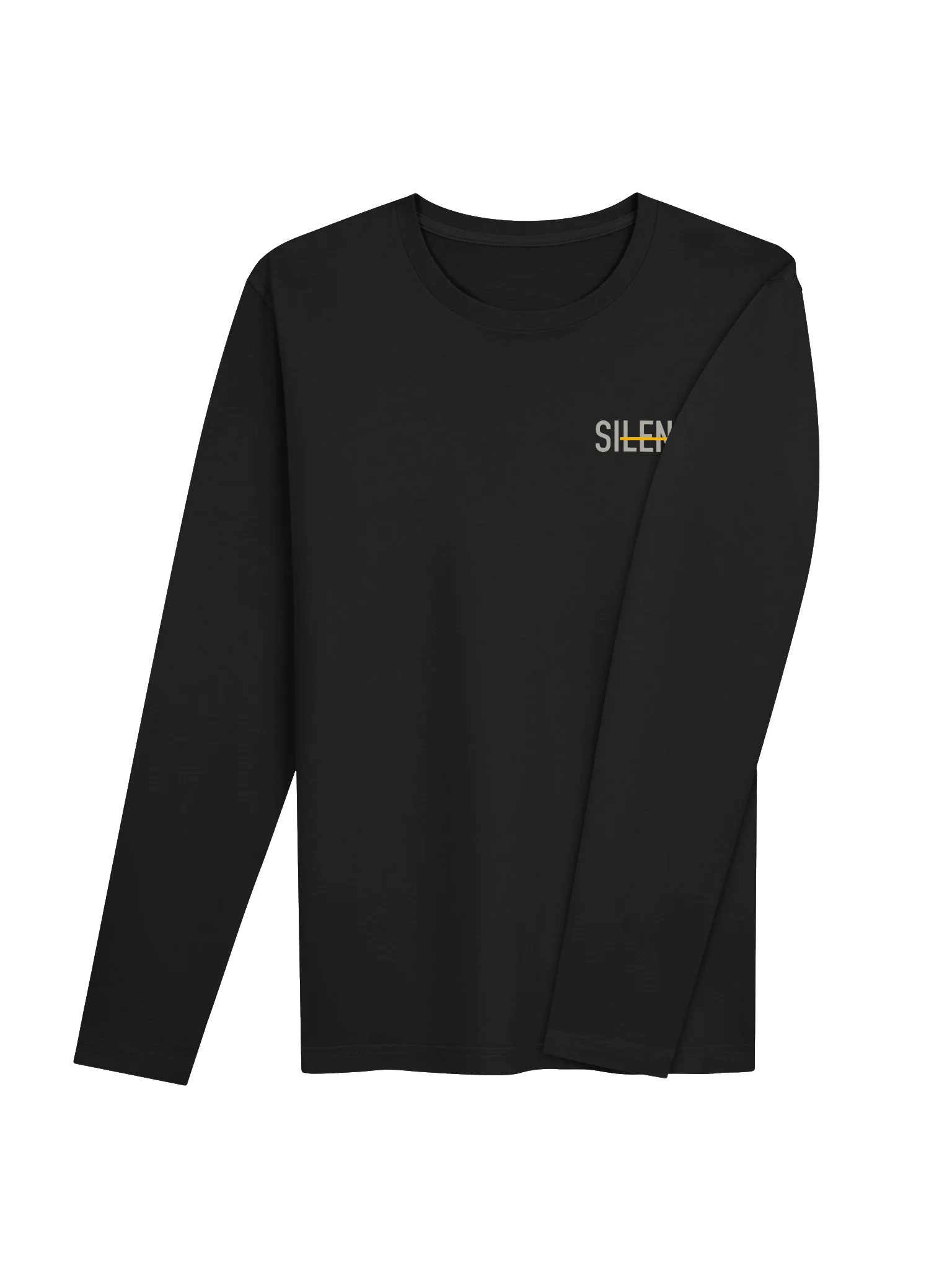 SILENCE. Minimal Graphic Long Sleeve Crew product image (4)