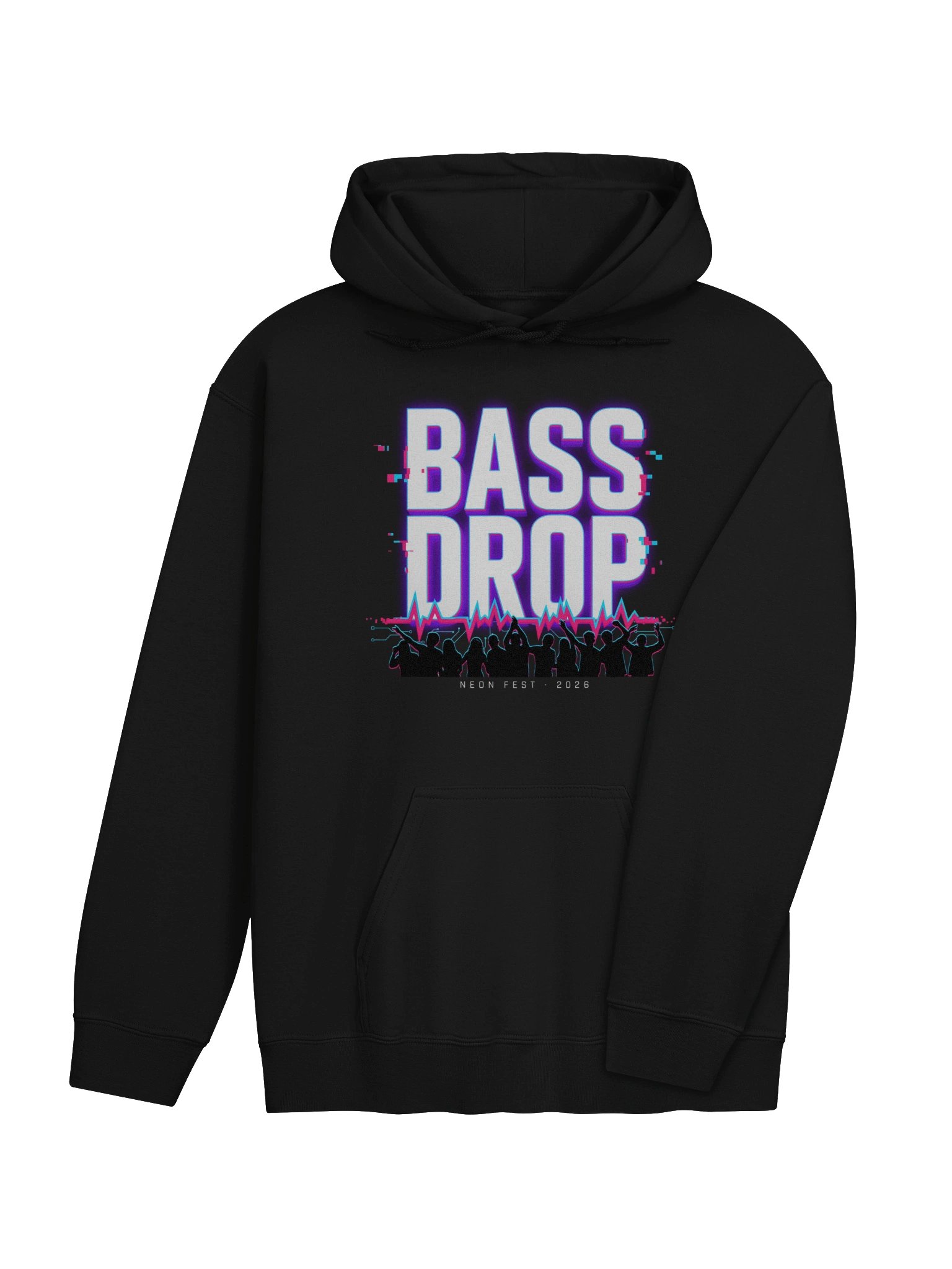 Bass Drop Neon Fest Hoodie product image (41)