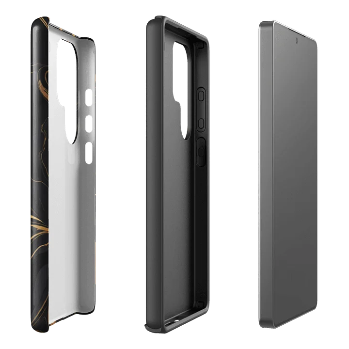 Tough Case for Samsung – Liquid Gold on Onyx product image (47)
