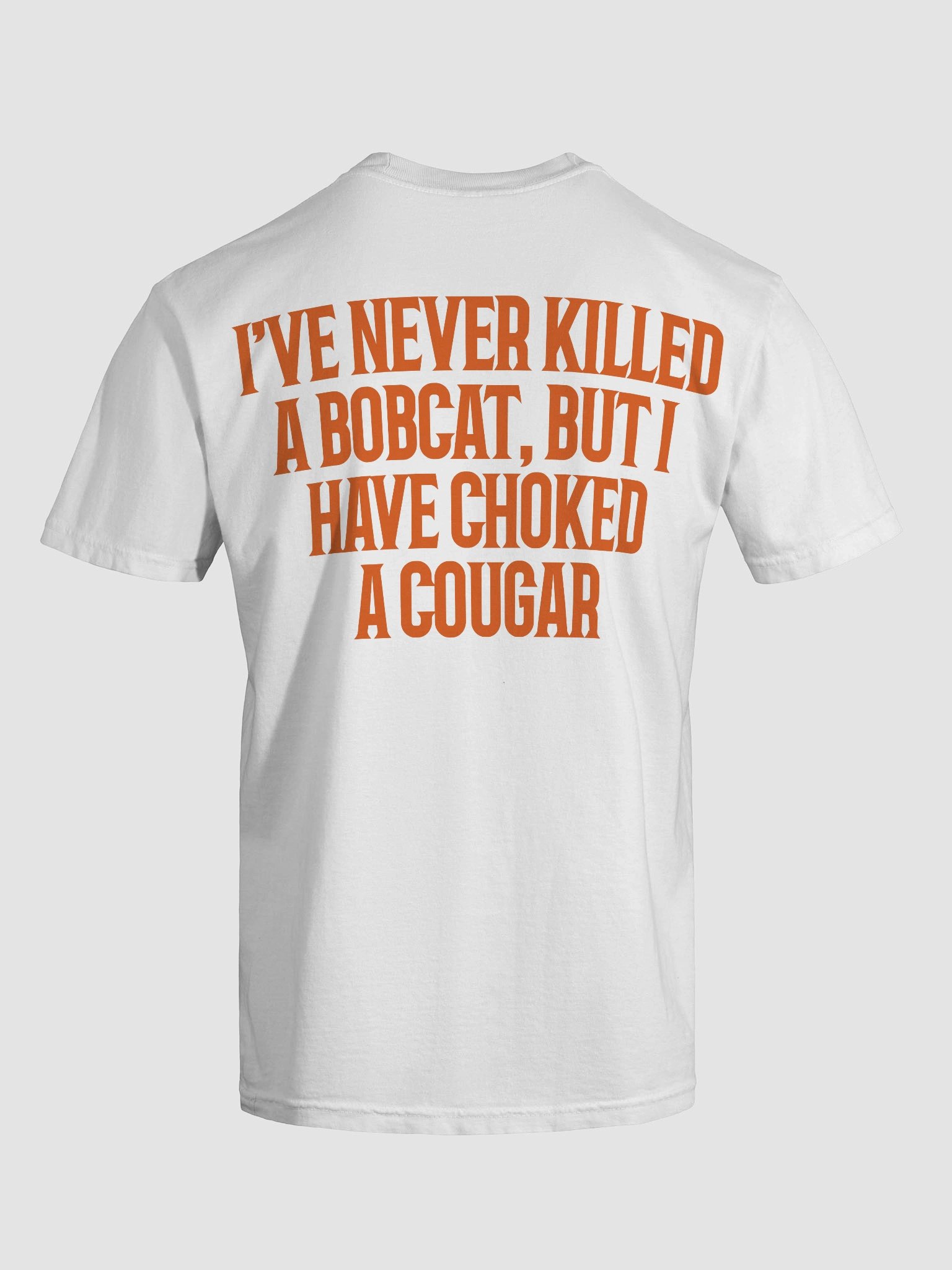 CHOKED A COUGAR Show Shirt product image (1)
