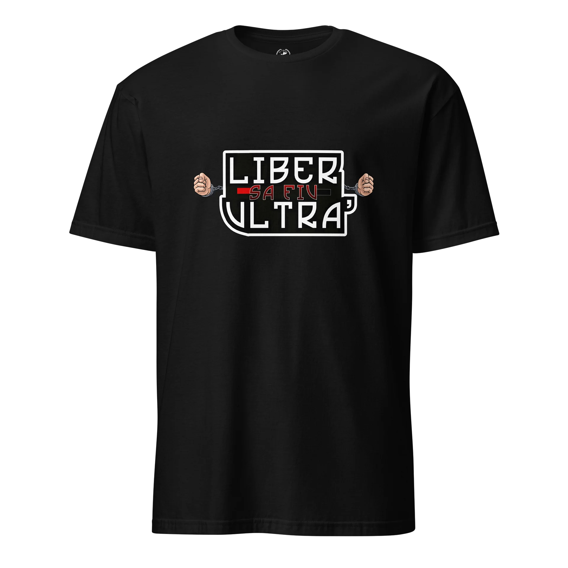 Tricou Liber să Fiu Ultra' || Negru și Roșu product image (1)