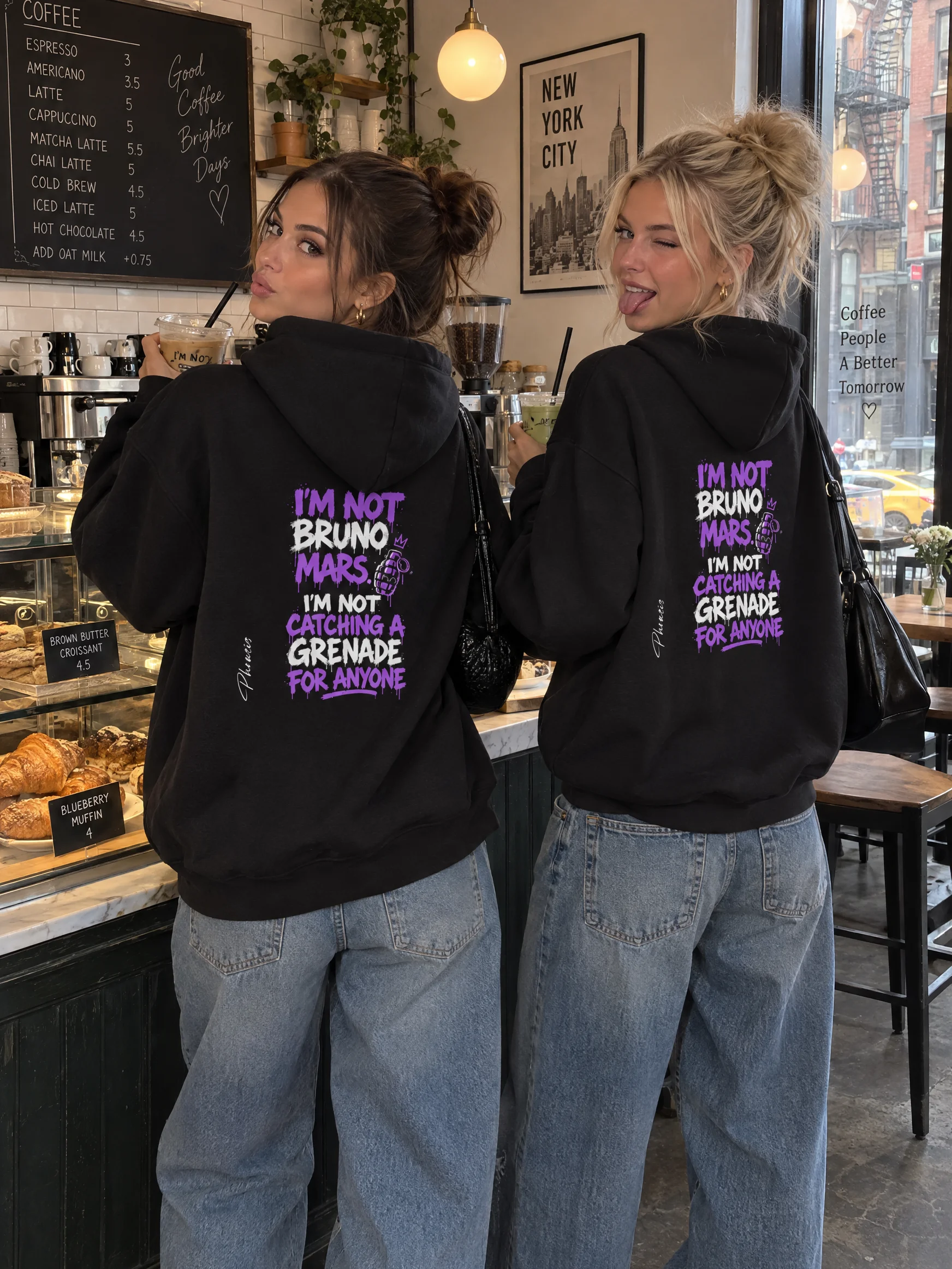 Bruno Mars - Grenade - Hoodie — Black, photo 5