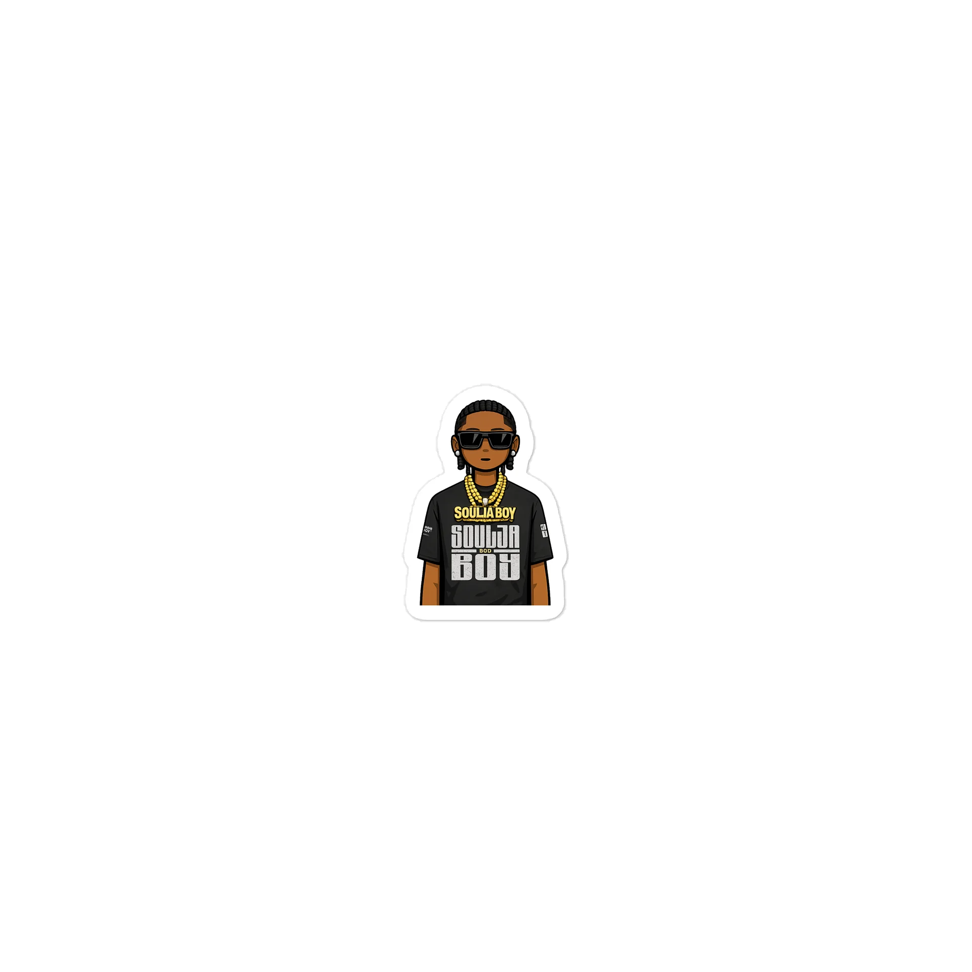 Soulja Boy Cartoon Sticker product image (1)
