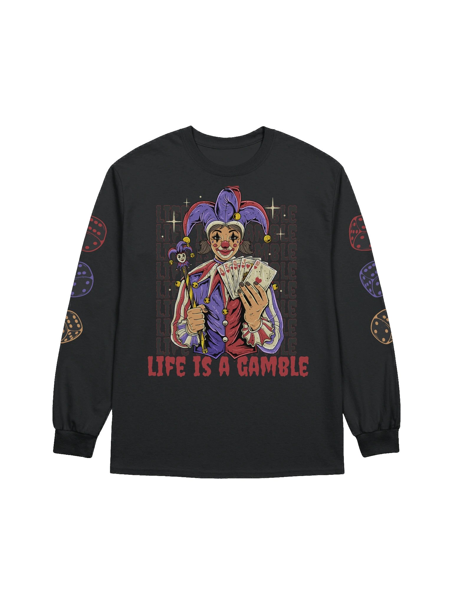 LIFE IS A GAMBLE Long Sleeve product image (1)